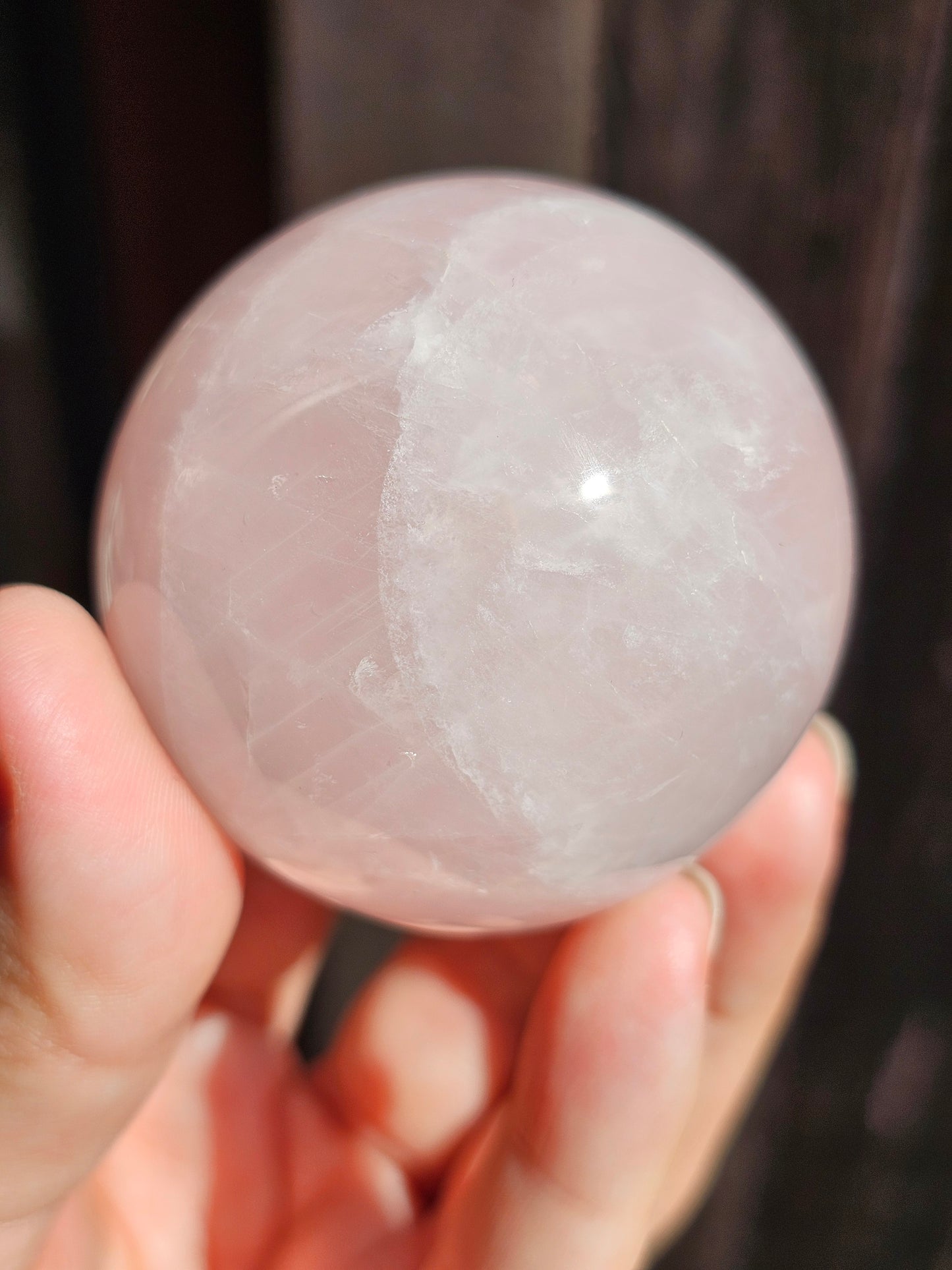Sphère Quartz rose P