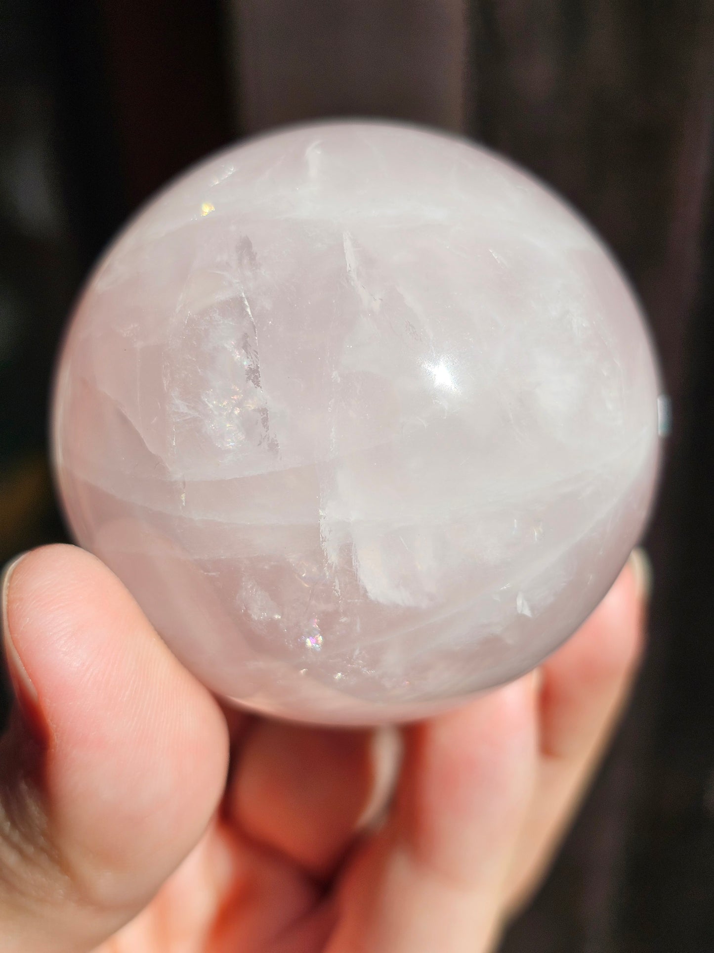 Sphère Quartz rose P