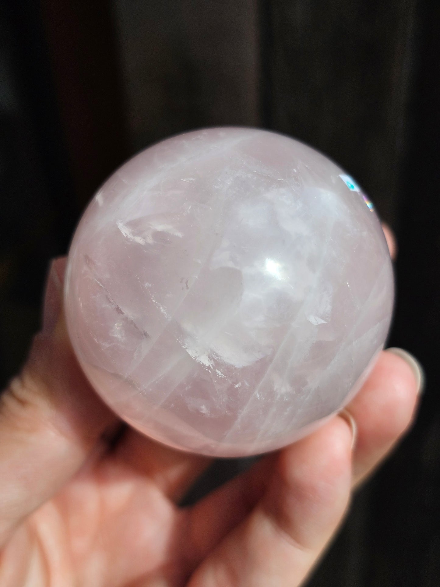 Sphère Quartz rose P