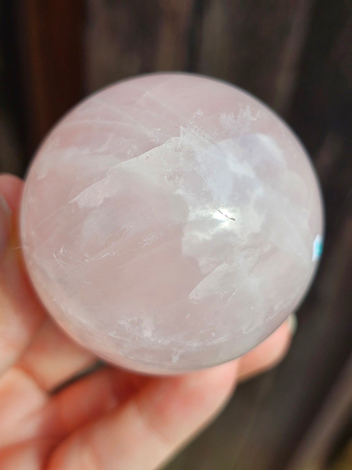 Sphère Quartz rose P