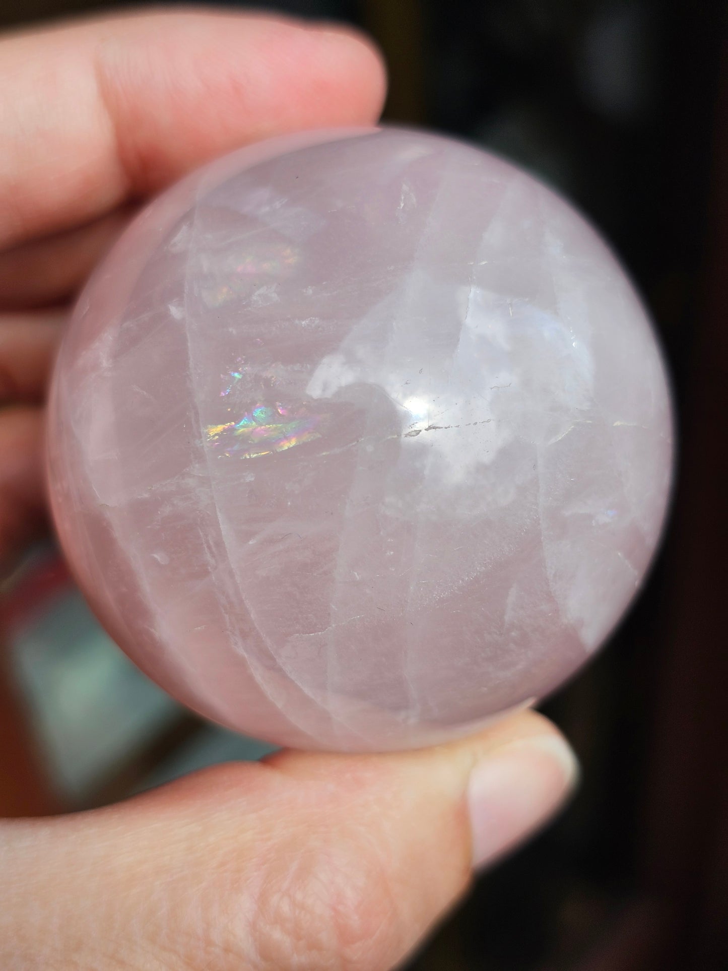Sphère Quartz rose P