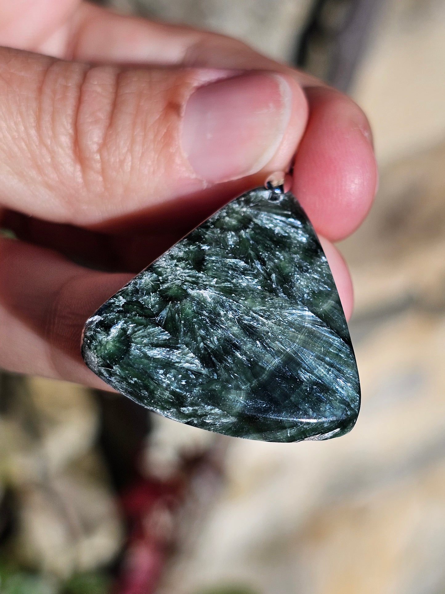 Pendentif en Séraphinite S3