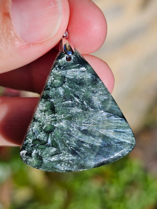 Pendentif en Séraphinite S3
