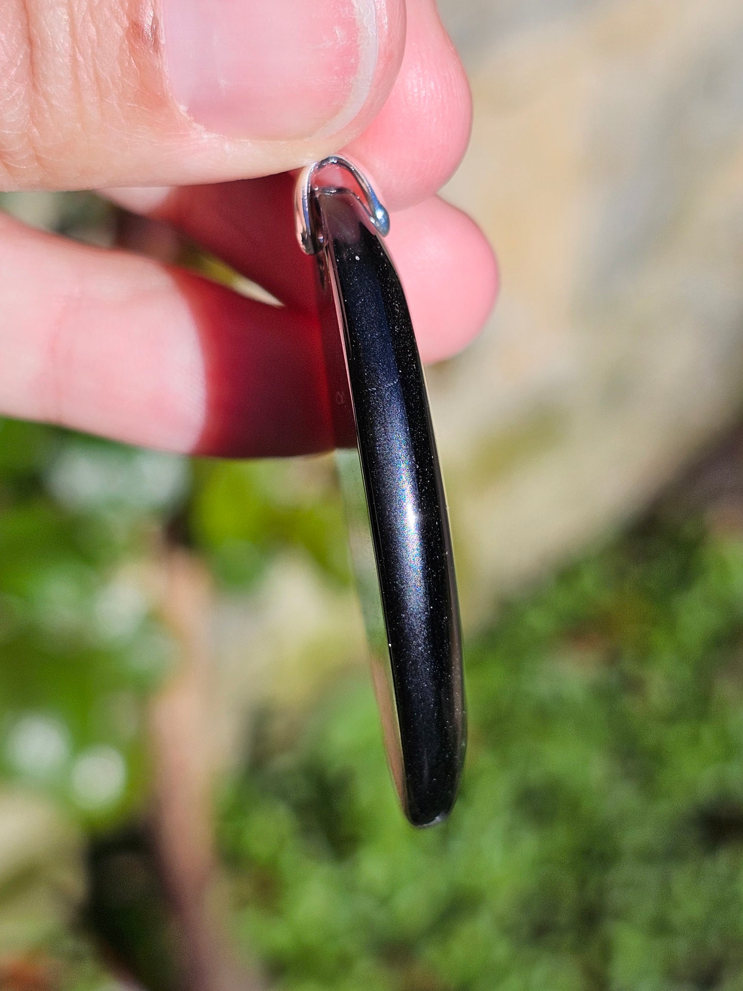 Pendentif en Obsidienne dorée OD1