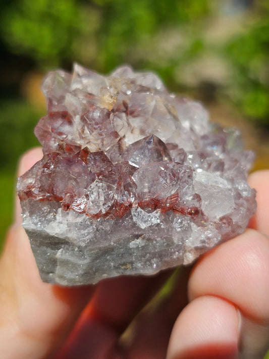 Quartz hématoïde brut Q4