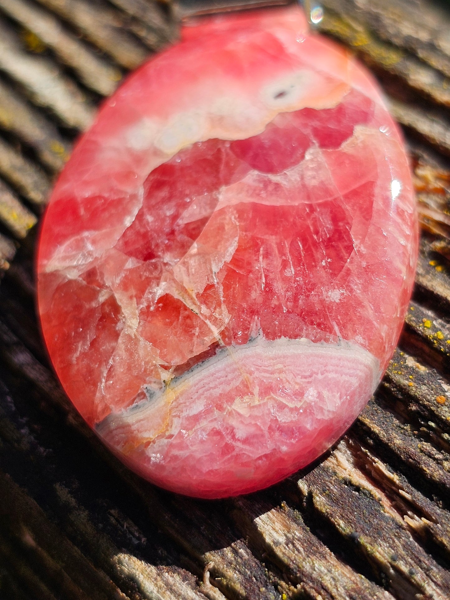 Pendentif Rhodochrosite R15