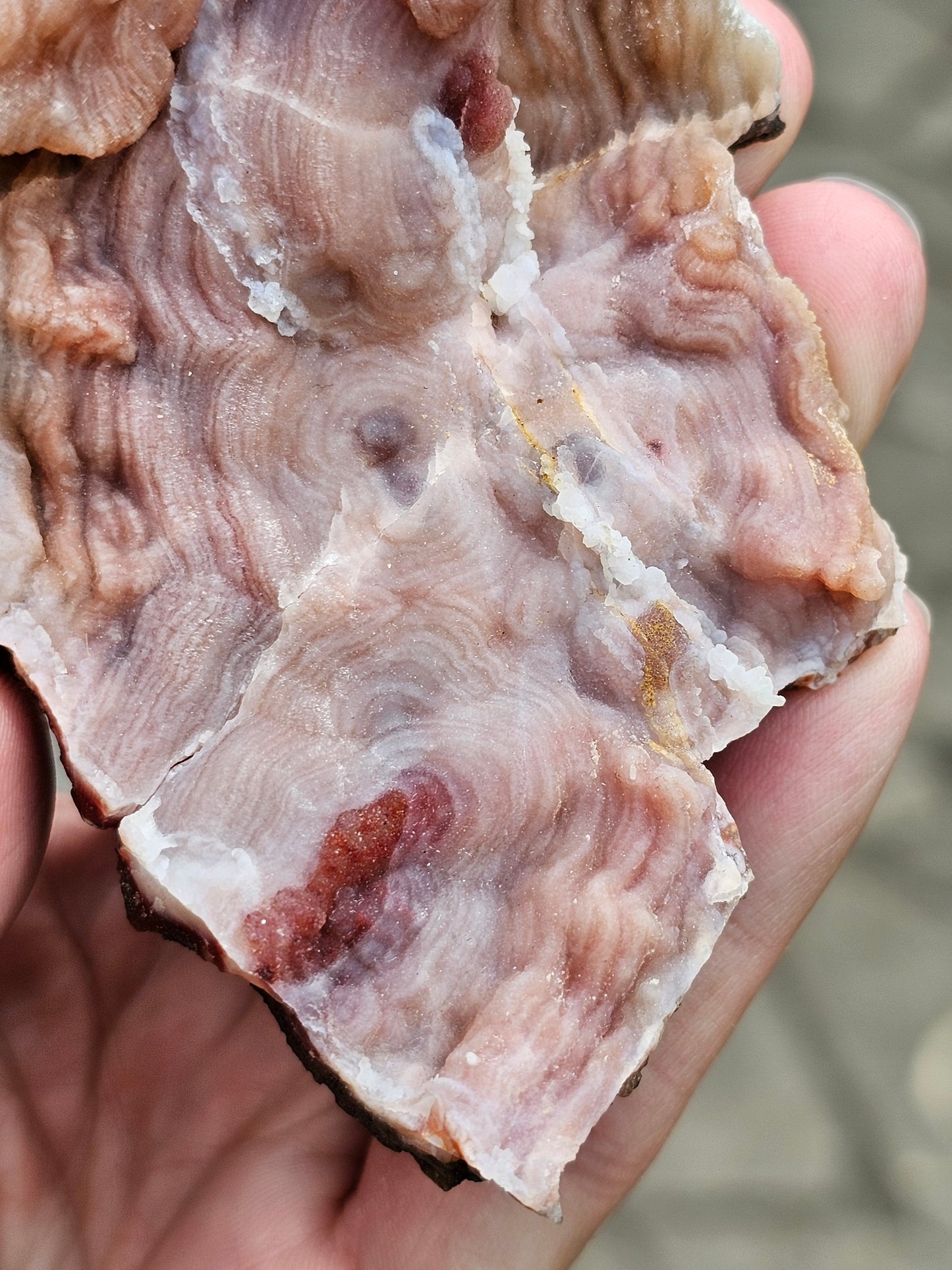 Tranche Agate et Calcédoine du Maroc A3