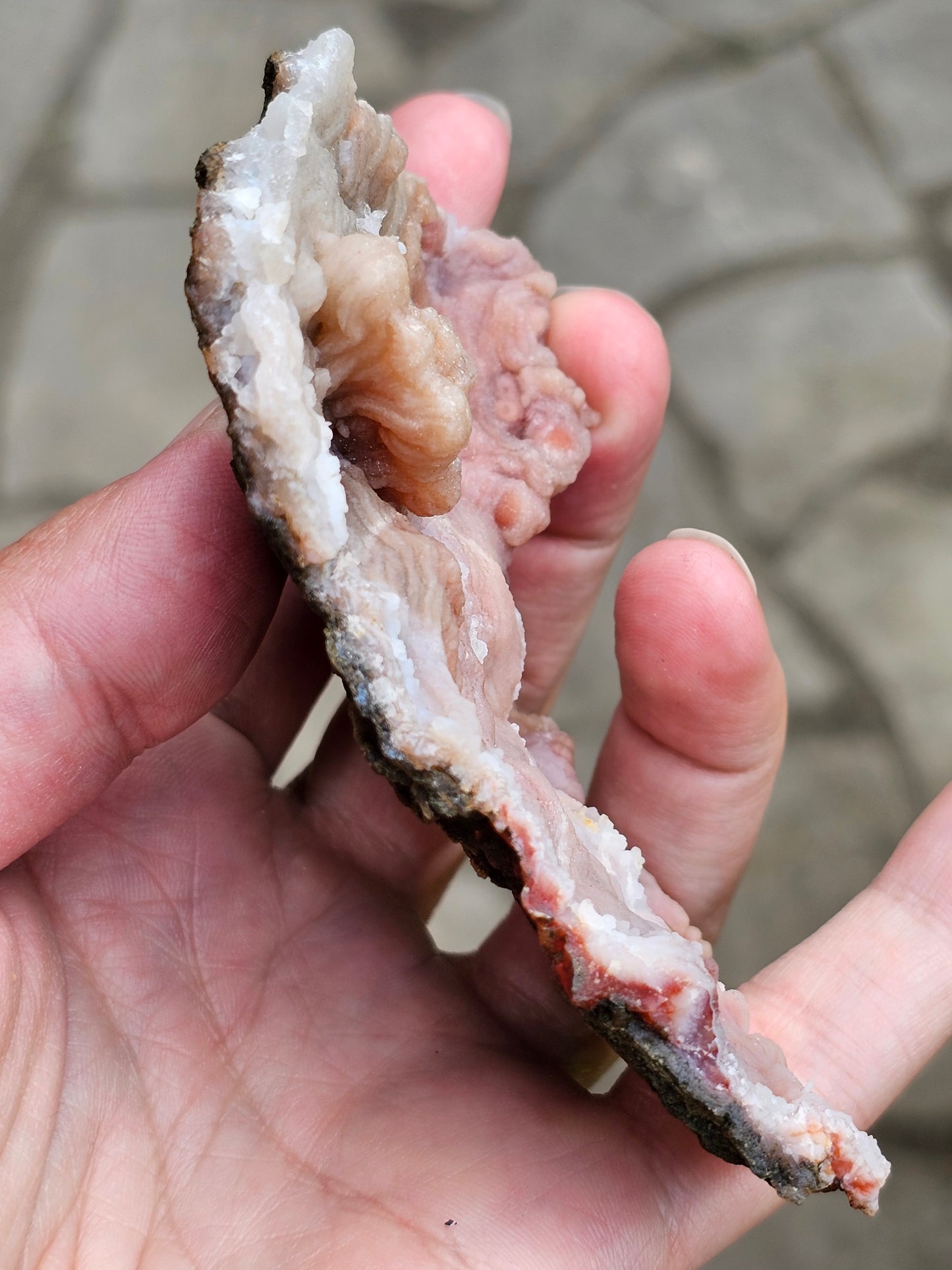 Tranche Agate et Calcédoine du Maroc A3