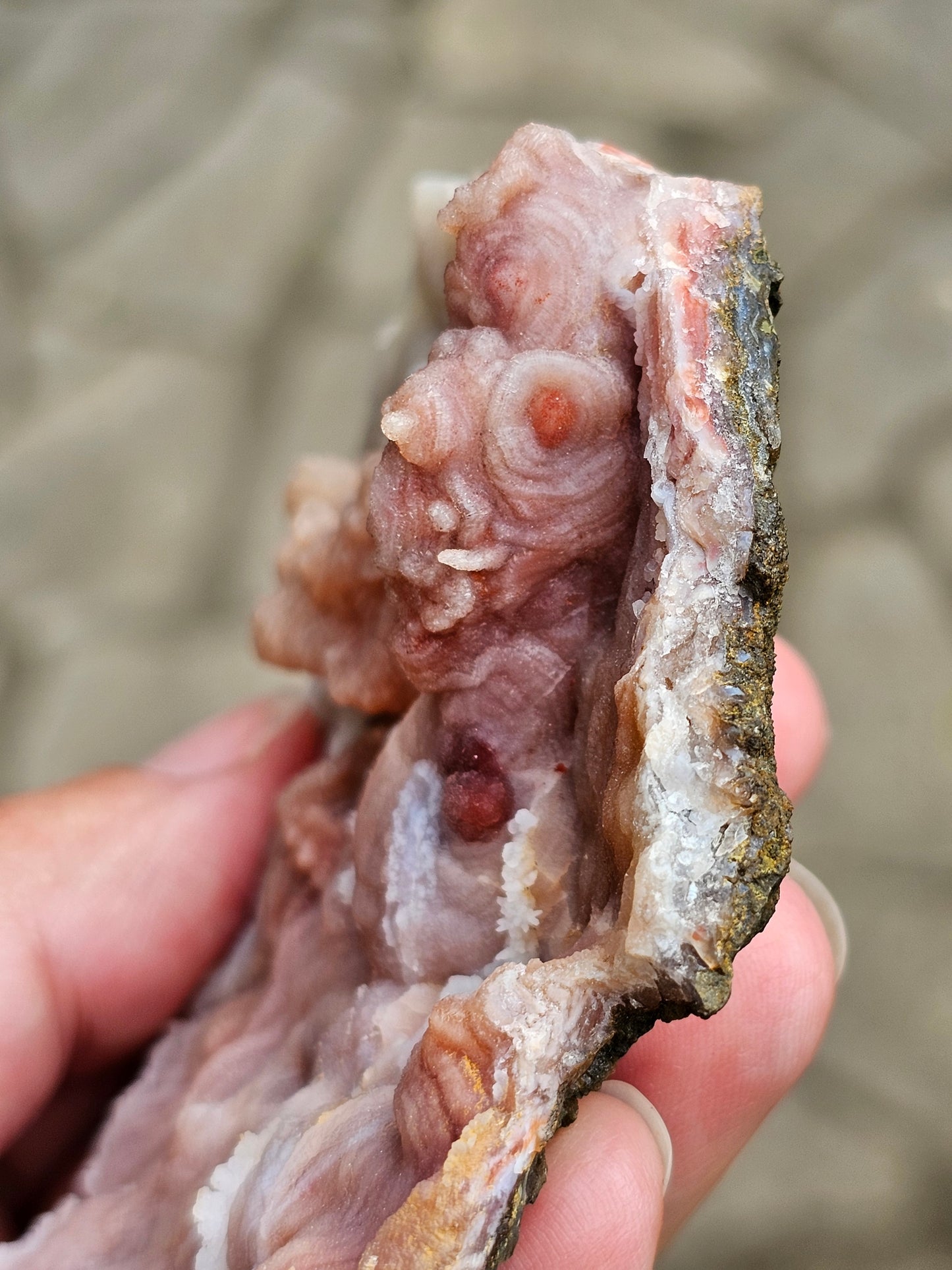 Tranche Agate et Calcédoine du Maroc A3