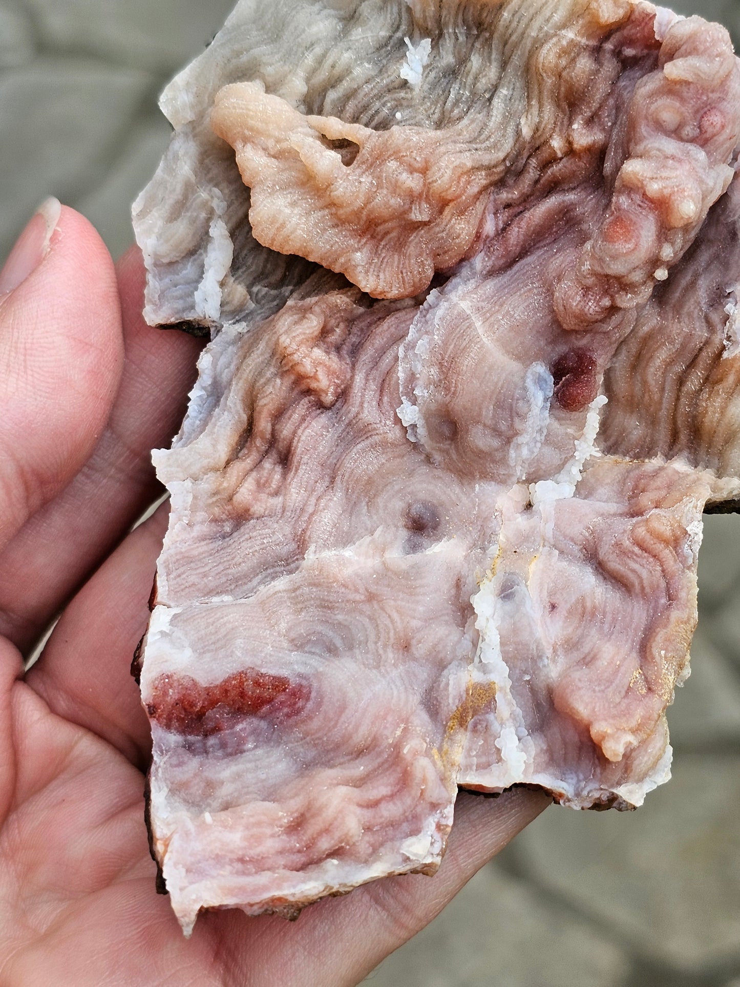 Tranche Agate et Calcédoine du Maroc A3