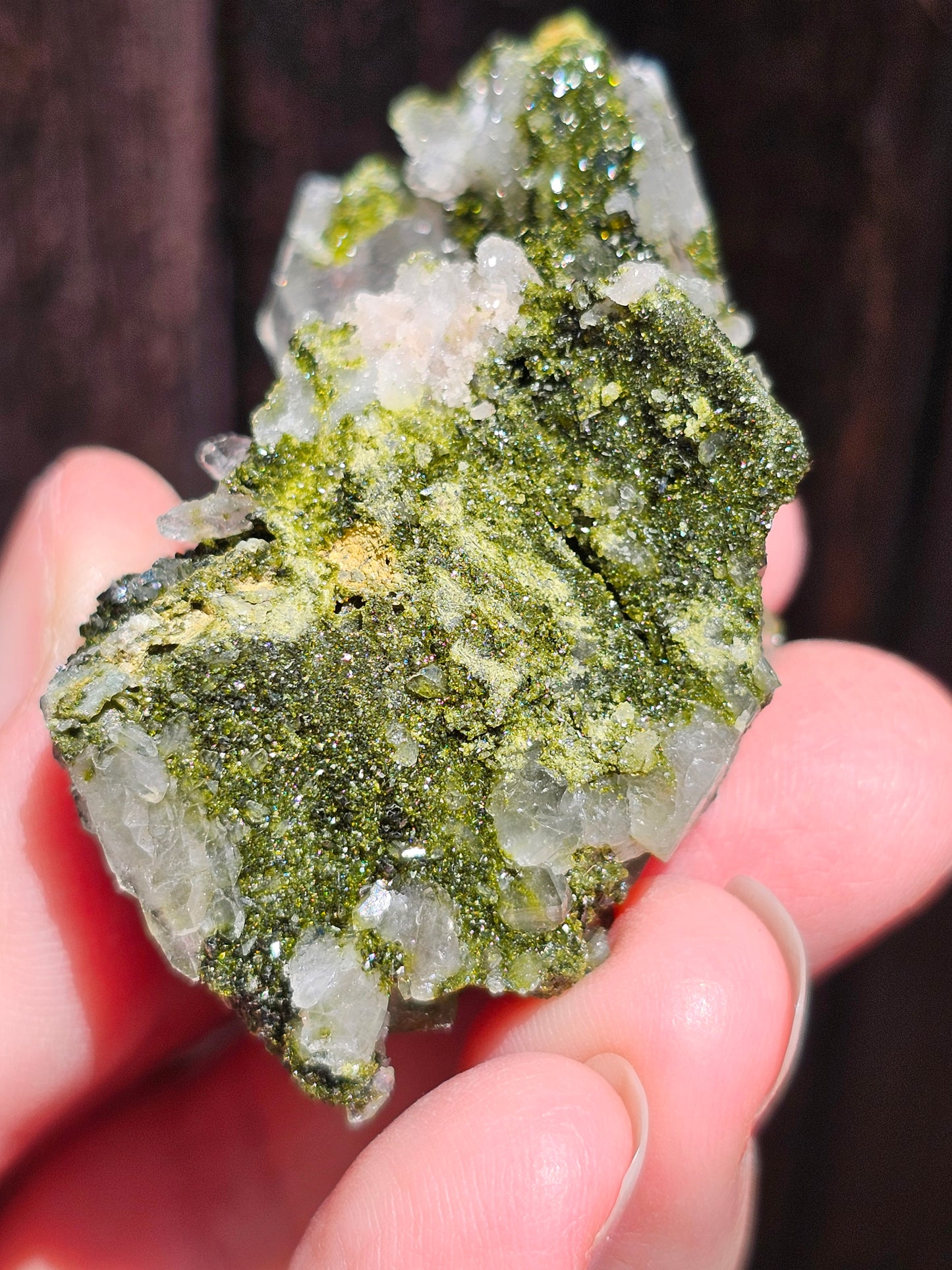 Epidote Forest et Quartz de Turquie E4