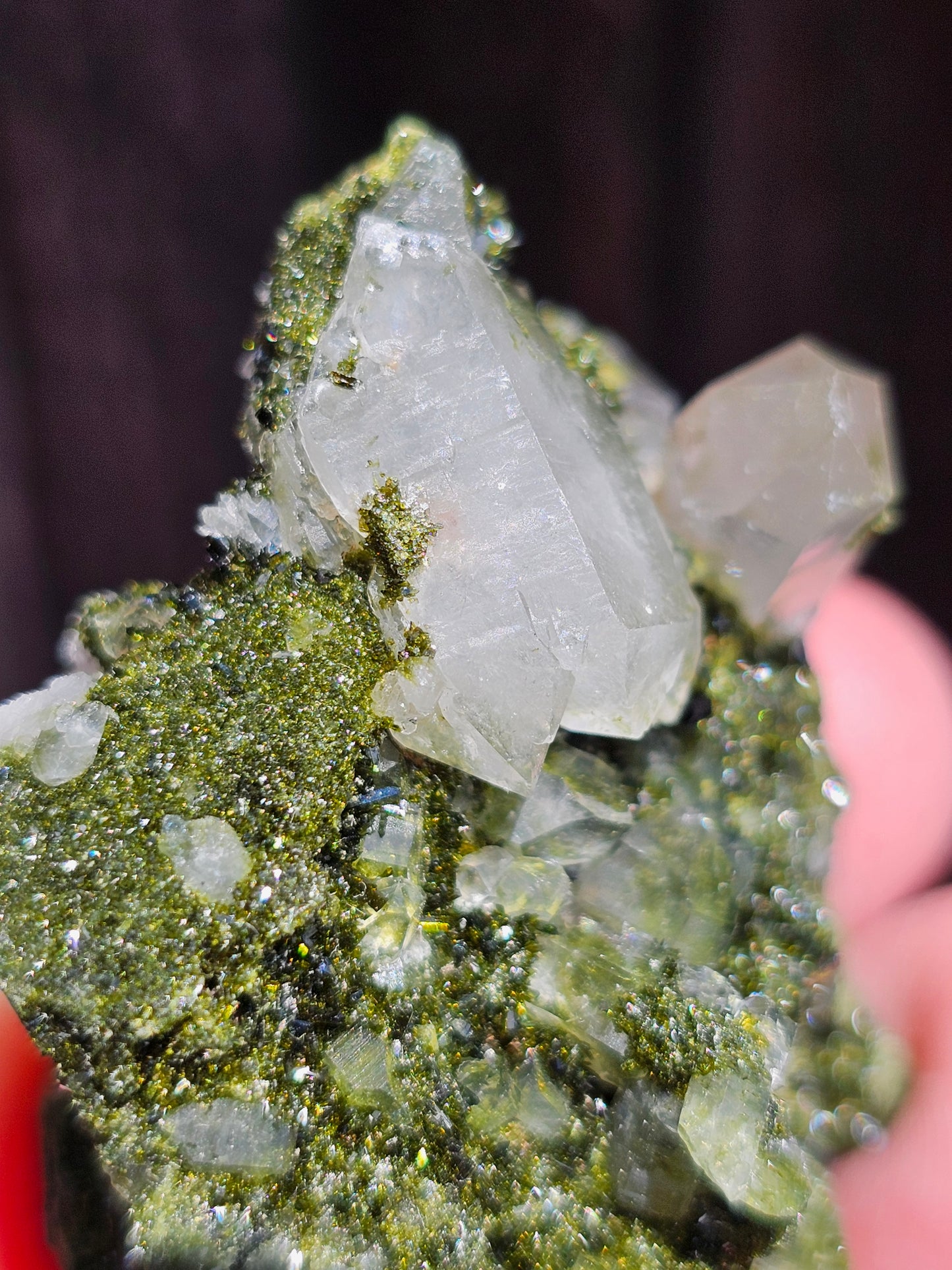 Epidote Forest et Quartz de Turquie E4