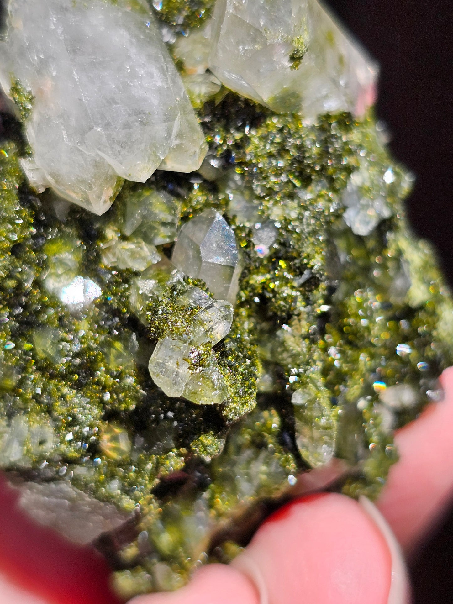 Epidote Forest et Quartz de Turquie E4