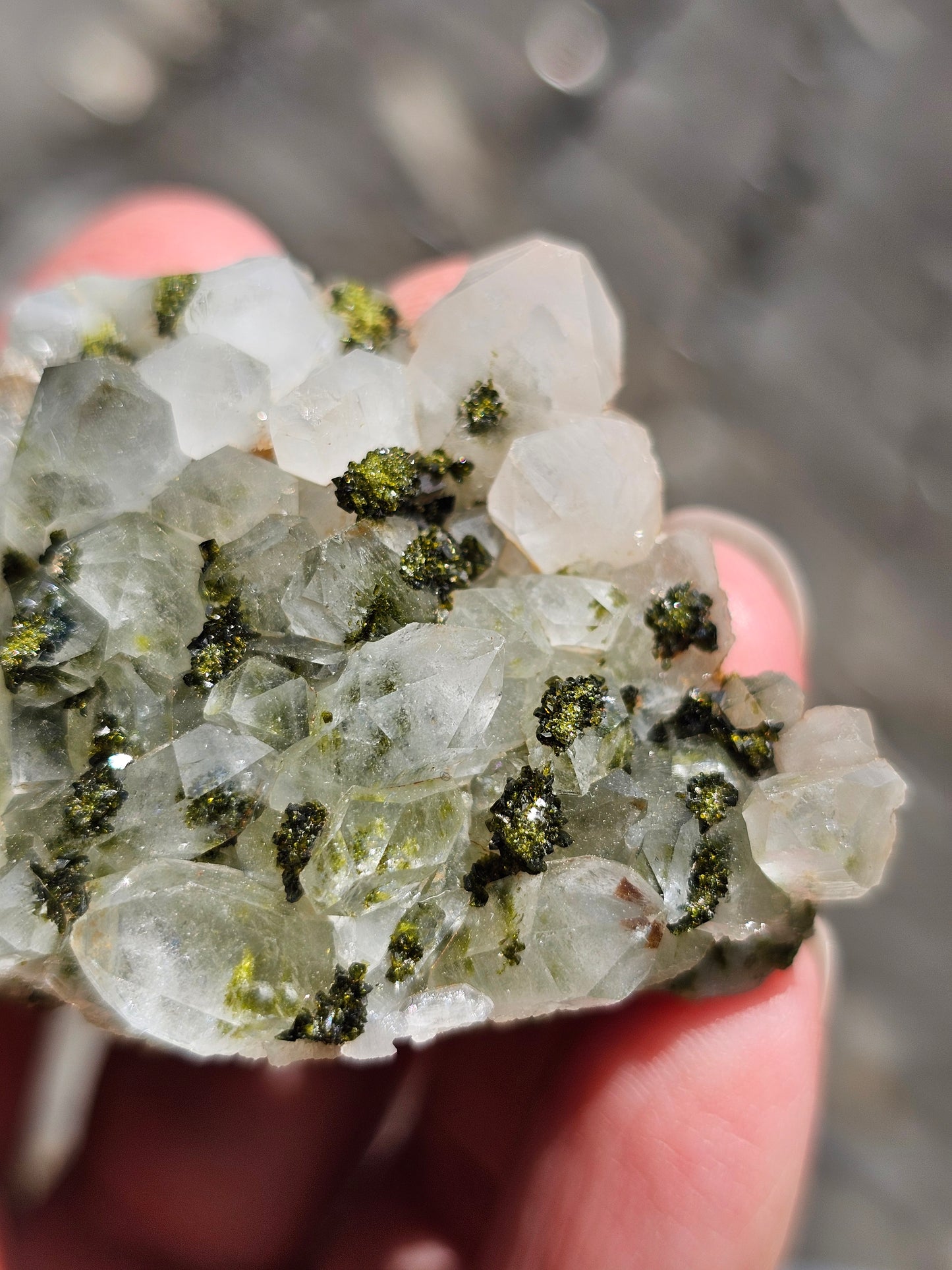 Epidote Forest et Quartz de Turquie E6