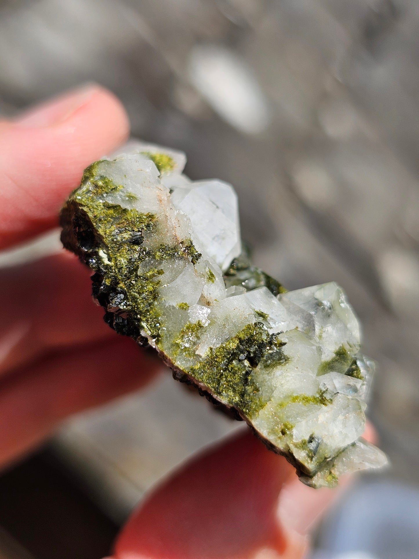 Epidote Forest et Quartz de Turquie E6