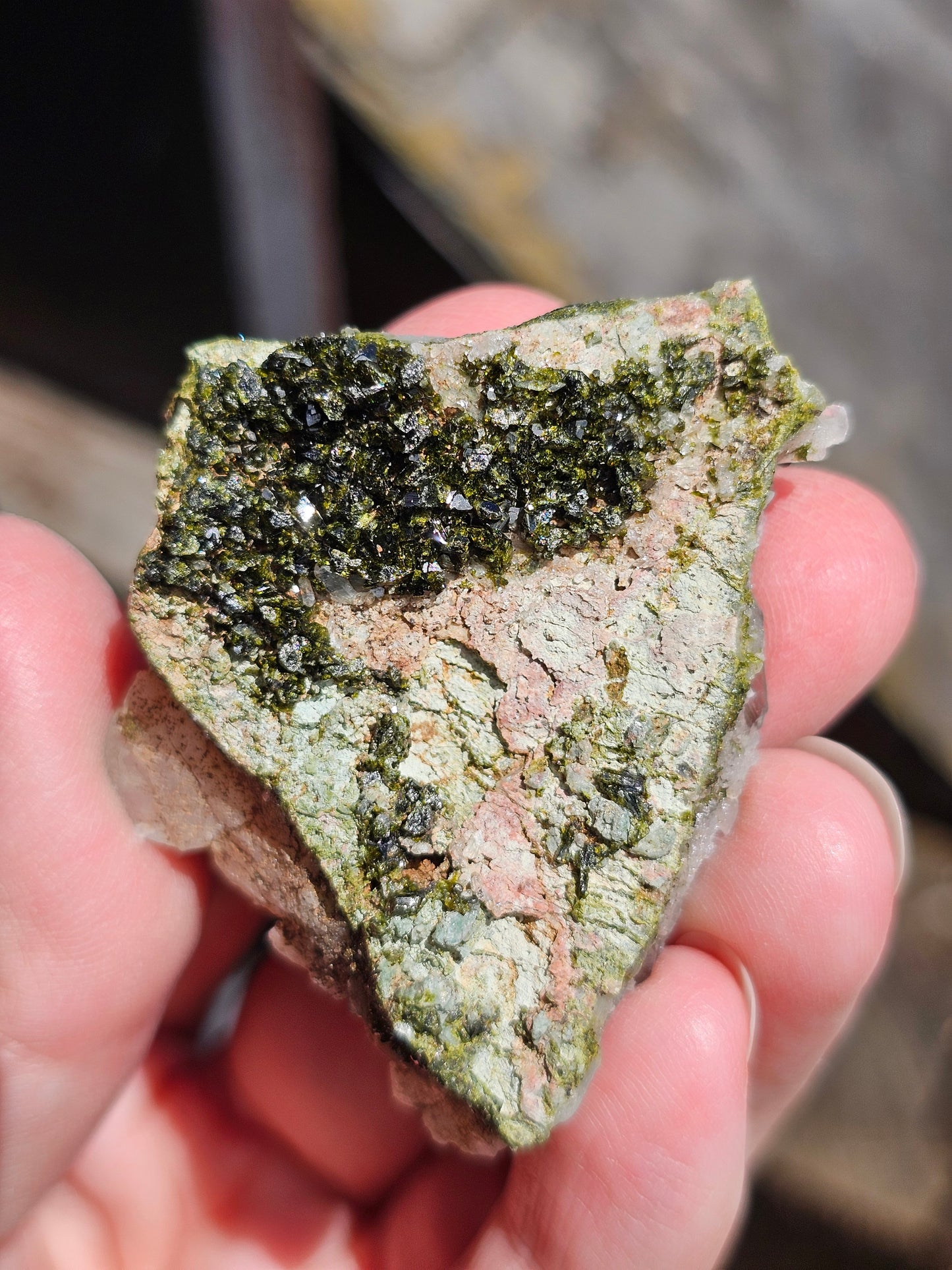 Epidote Forest et Quartz de Turquie E6