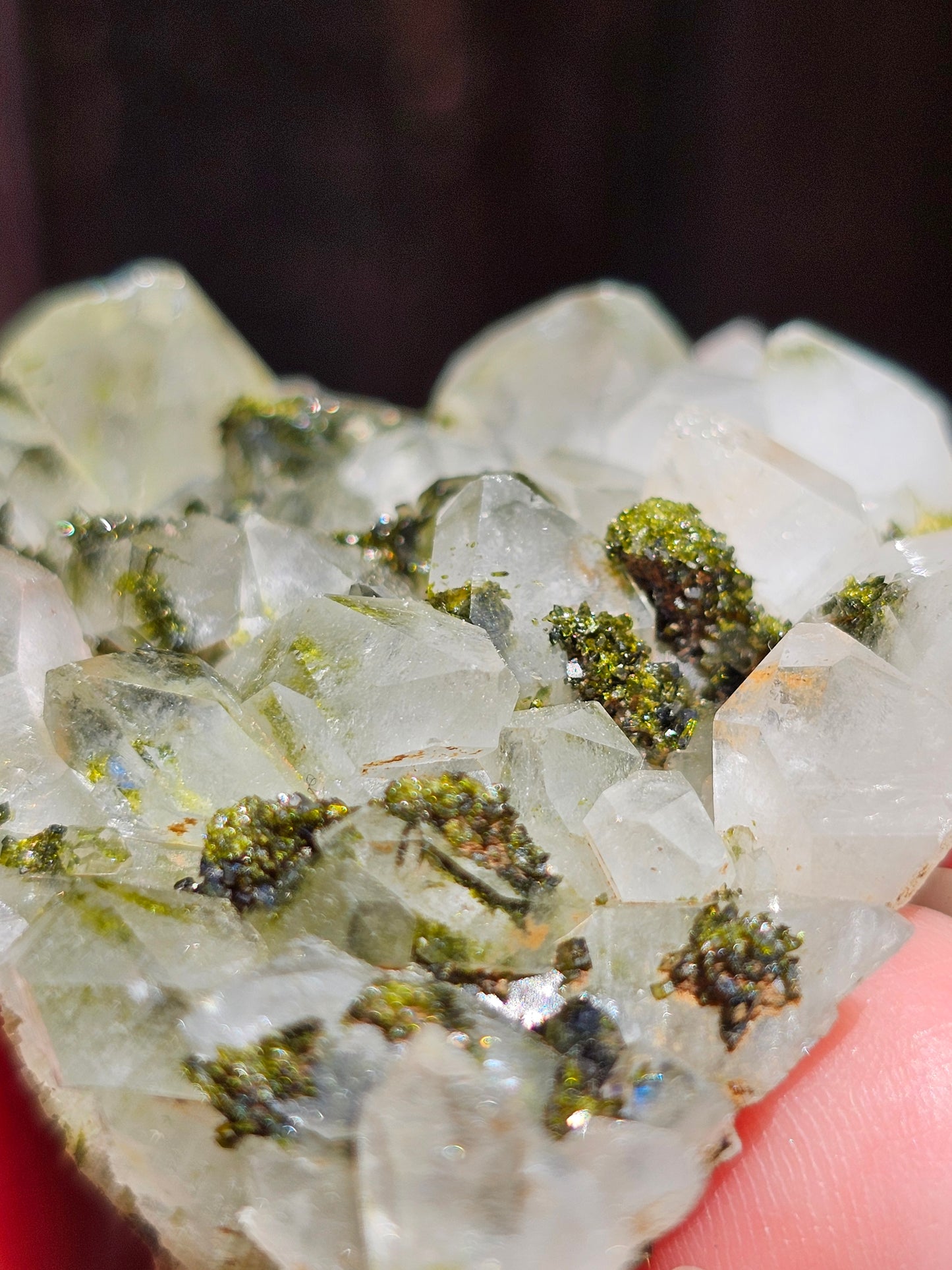 Epidote Forest et Quartz de Turquie E6