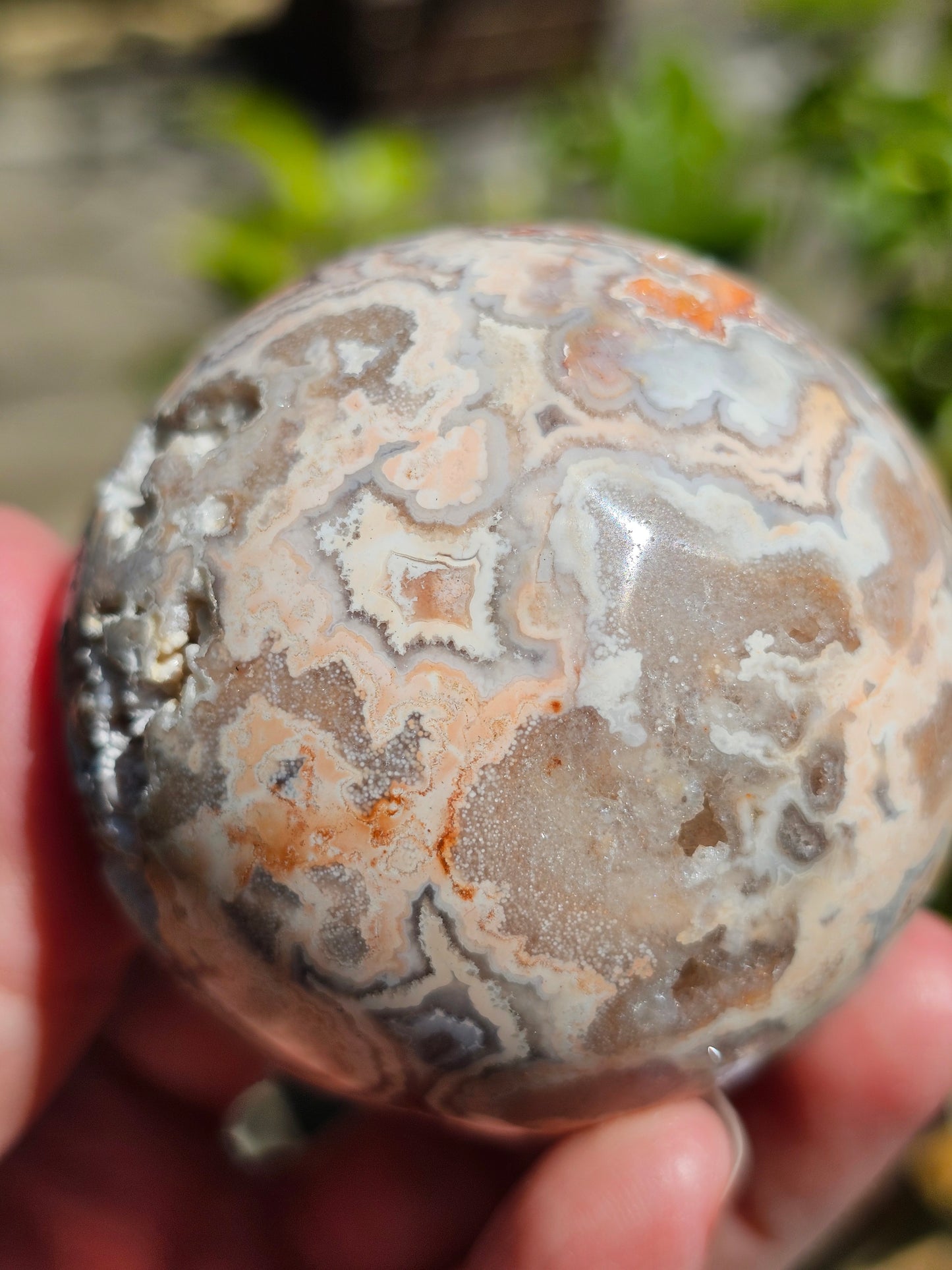 Sphère d'Agate Crazy Lace CL8