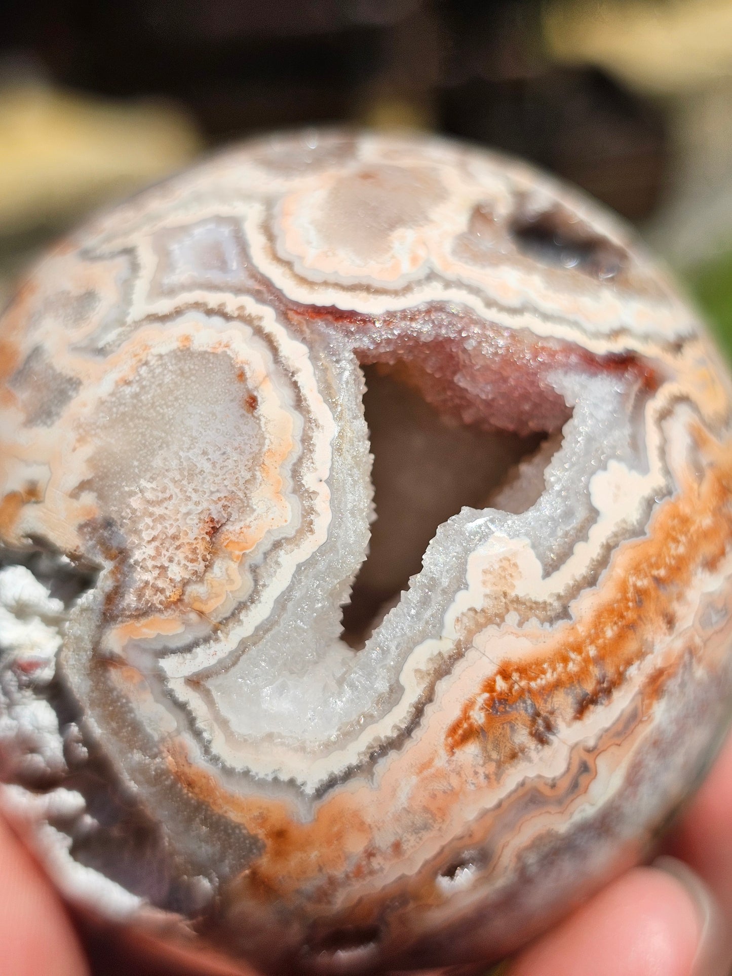 Sphère d'Agate Crazy Lace CL8