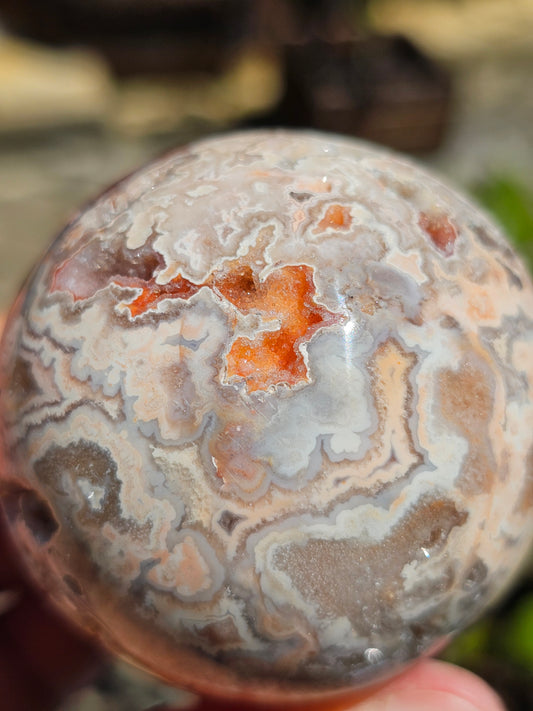 Sphère d'Agate Crazy Lace CL8