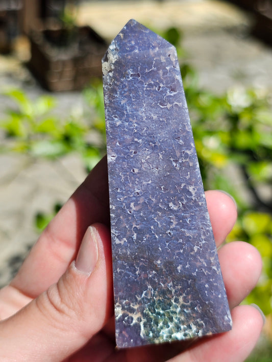 Pointe Agate grappe (calcédoine violette) AG6