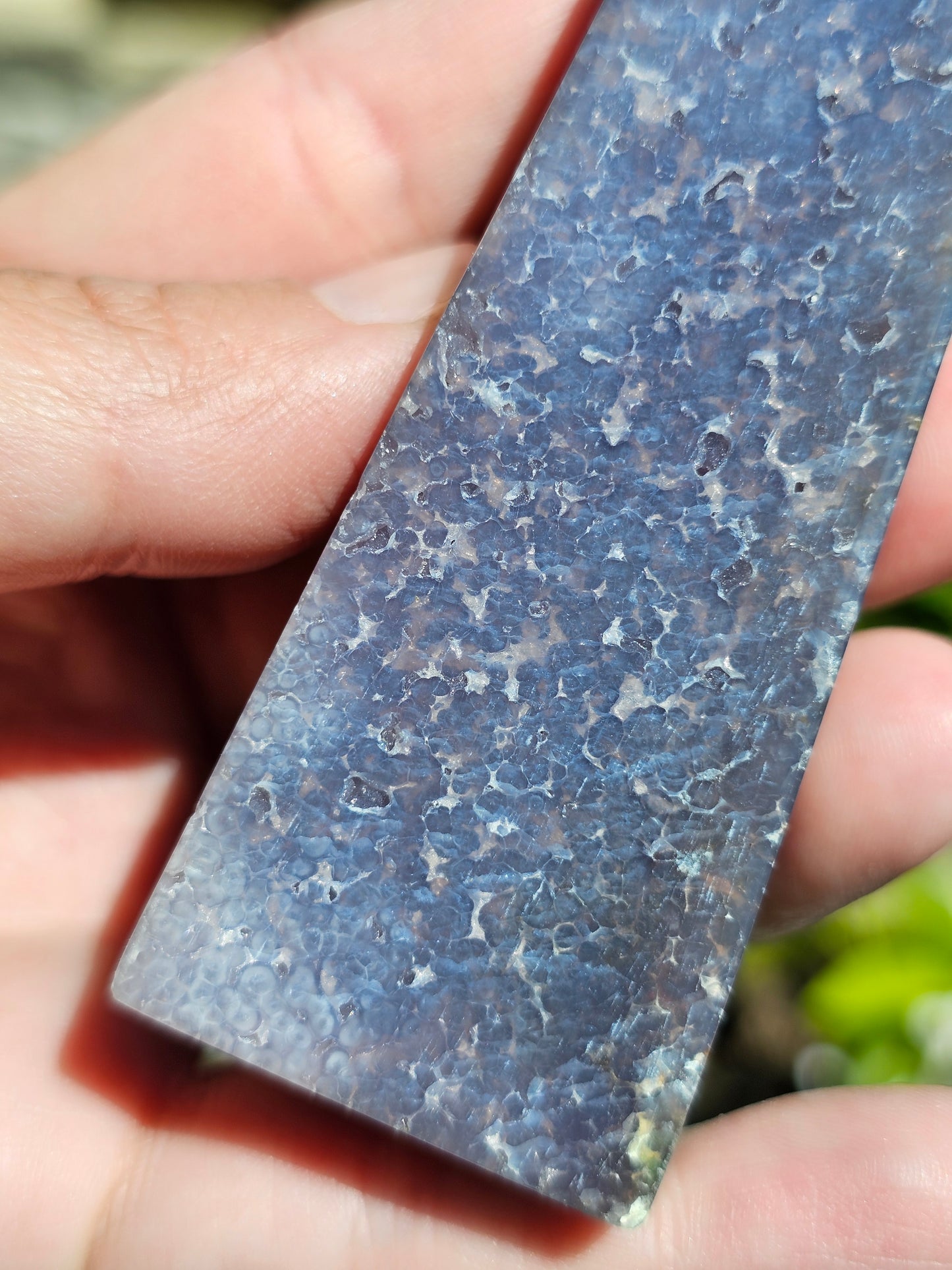Pointe Agate grappe (calcédoine violette) AG7