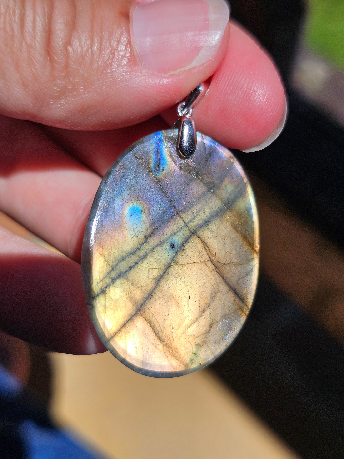 Pendentif en Labradorite L11