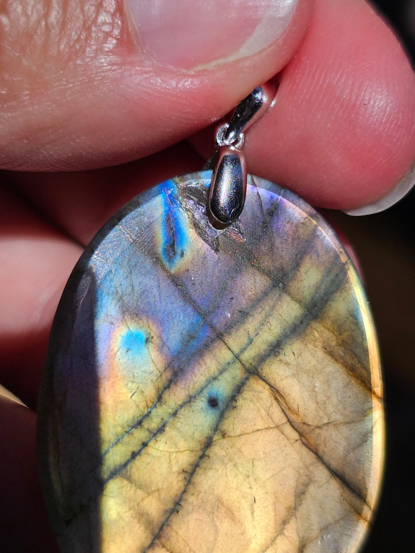 Pendentif en Labradorite L11