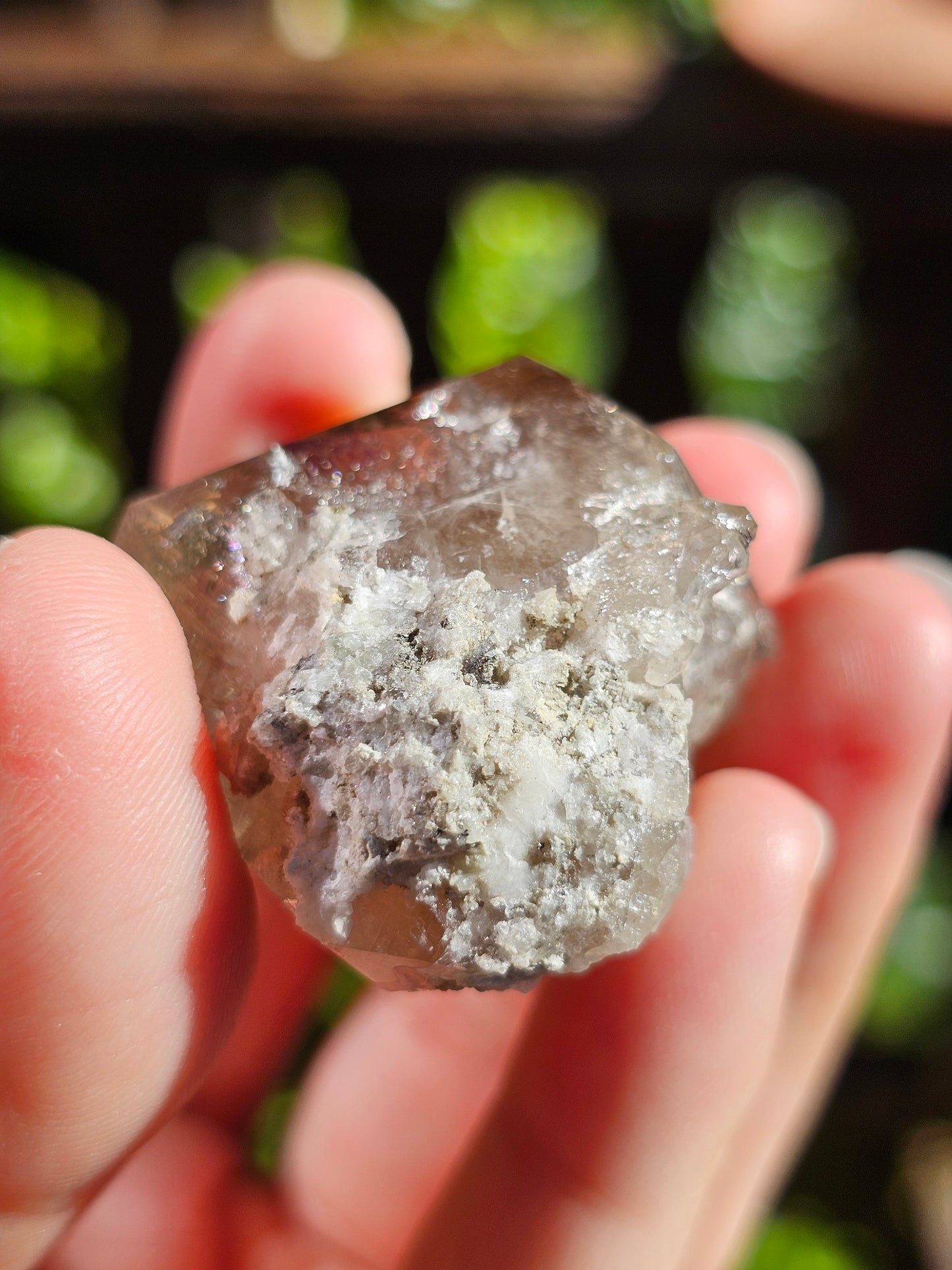 Quartz fumé du Mont-Blanc N