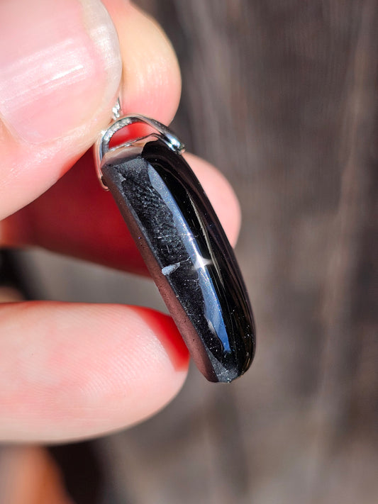 Pendentif en Tourmaline noire TN9