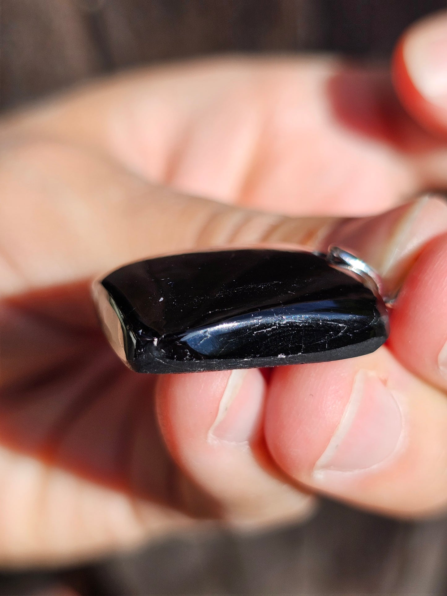 Pendentif en Tourmaline noire TN9