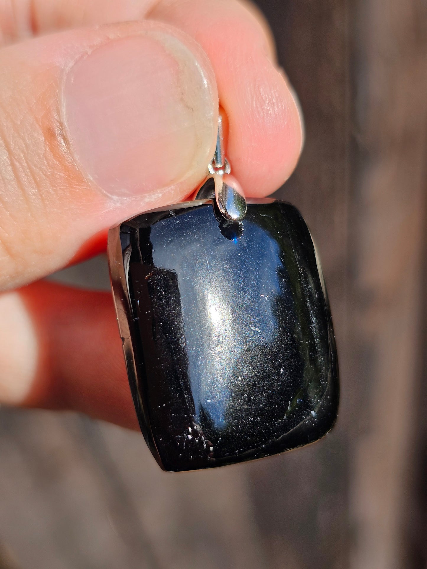 Pendentif en Tourmaline noire TN9