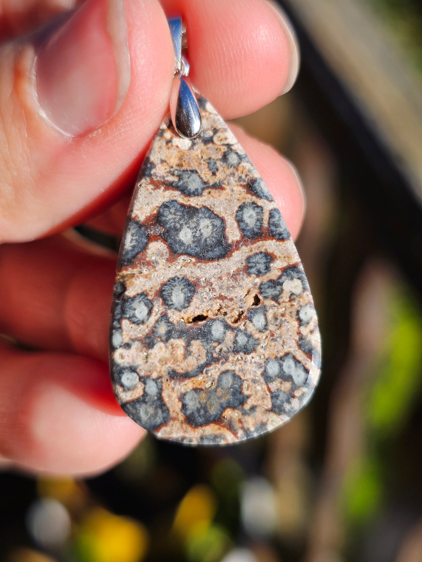 Pendentif en Jaspe vipère