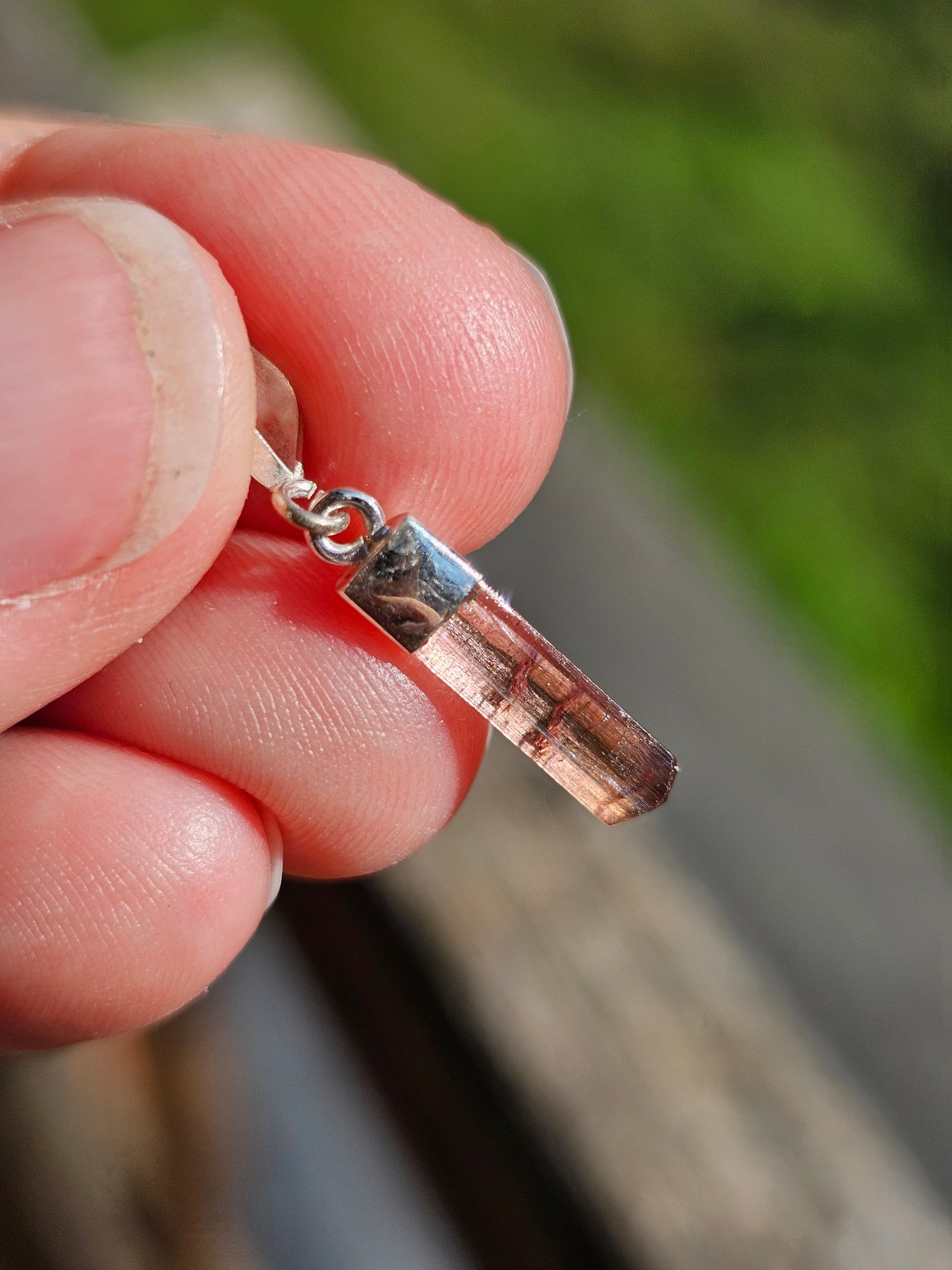 Pendentif en Tourmaline multicolore n°8