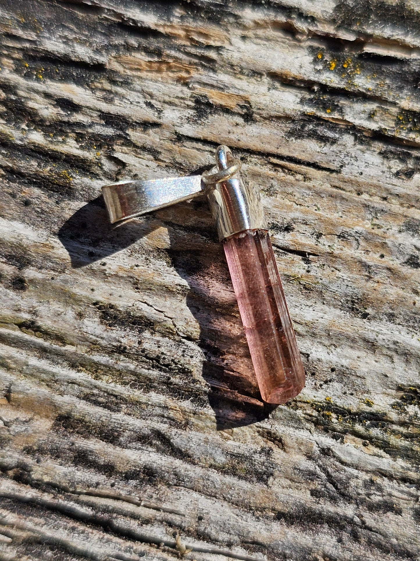 Pendentif en Tourmaline multicolore n°8