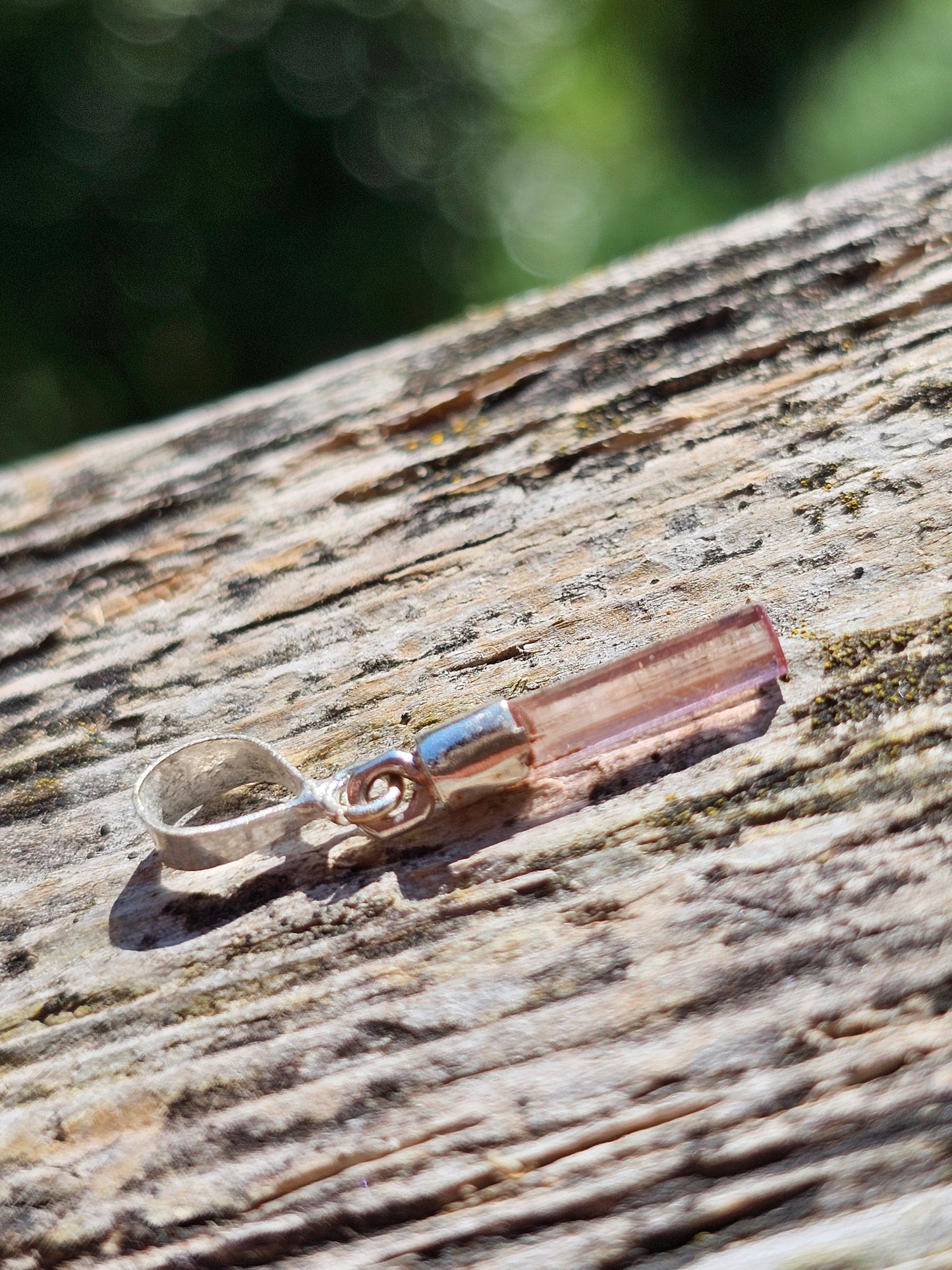 Pendentif en Tourmaline multicolore n°10