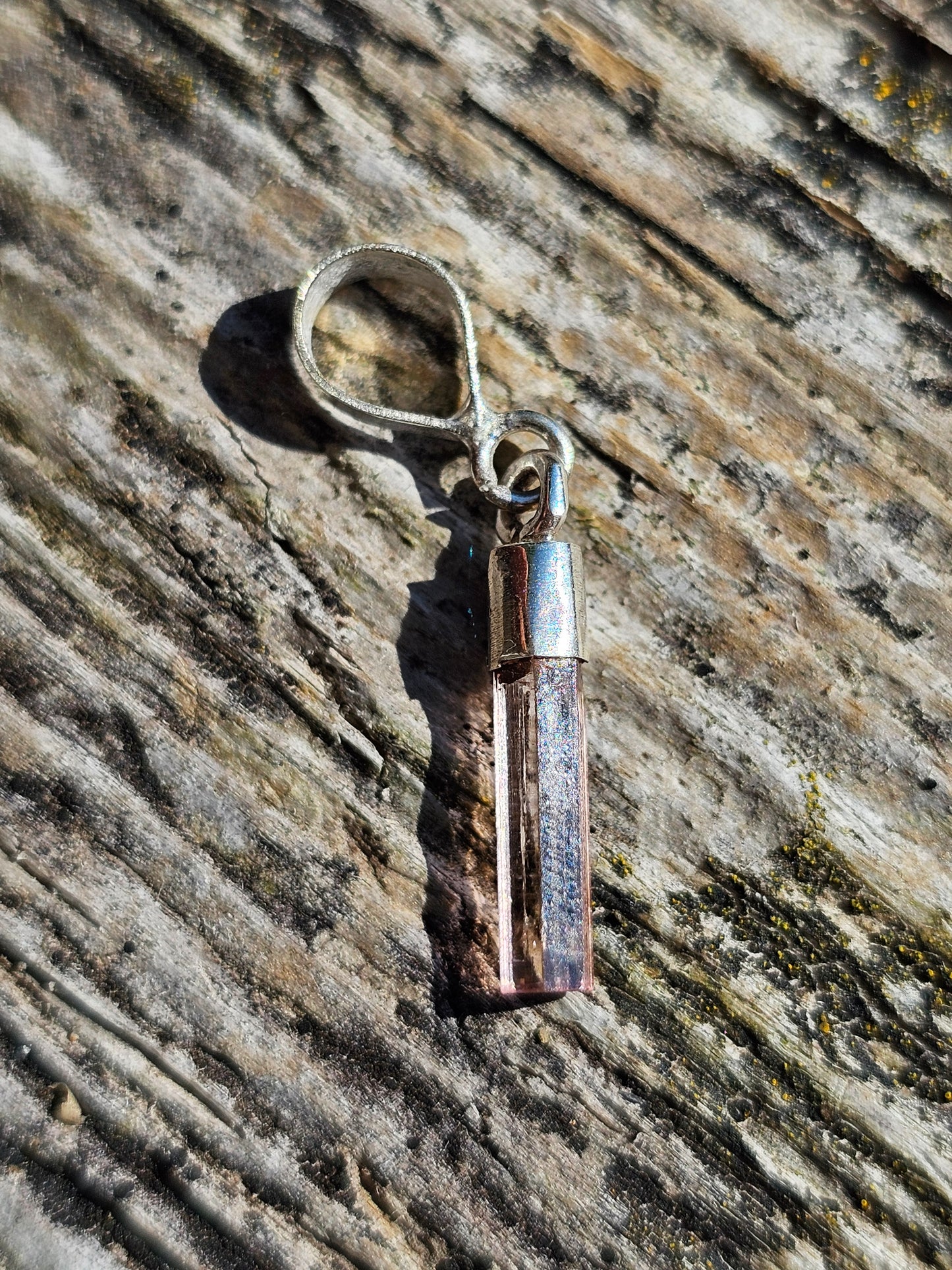 Pendentif en Tourmaline multicolore n°10