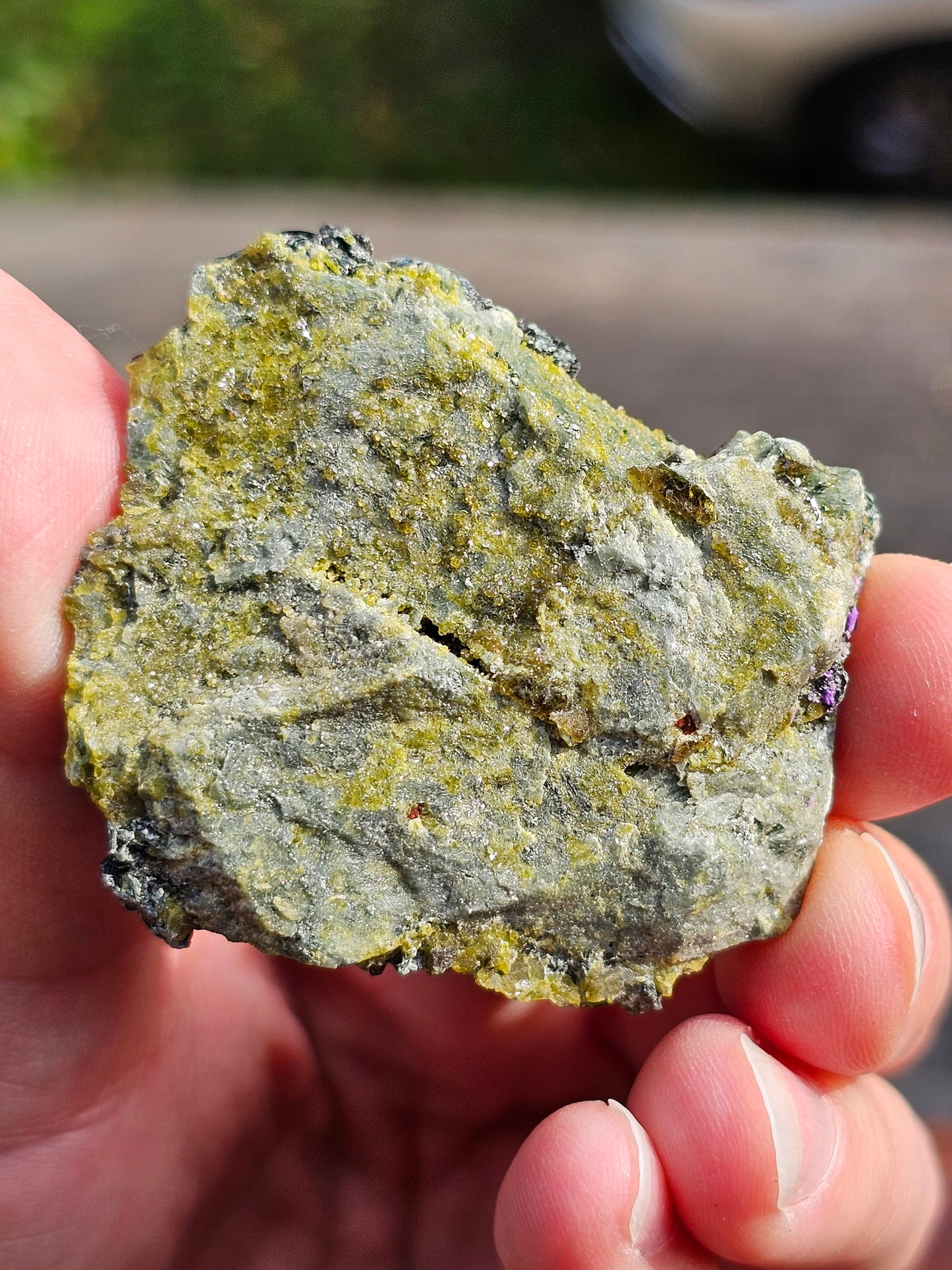 Mélange grenat, épidote et diopside n°14