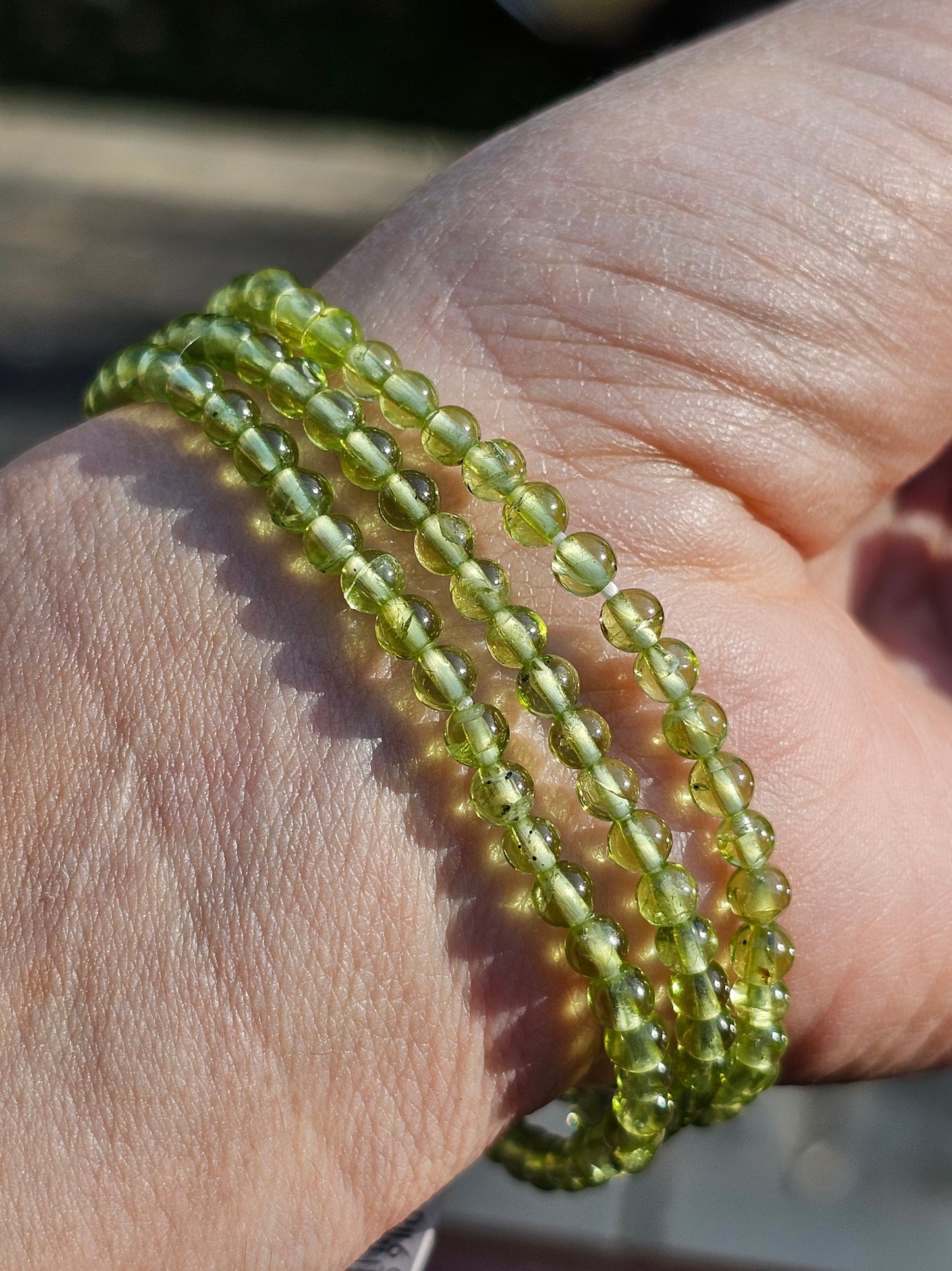 Bracelet Péridot (2 tailles)