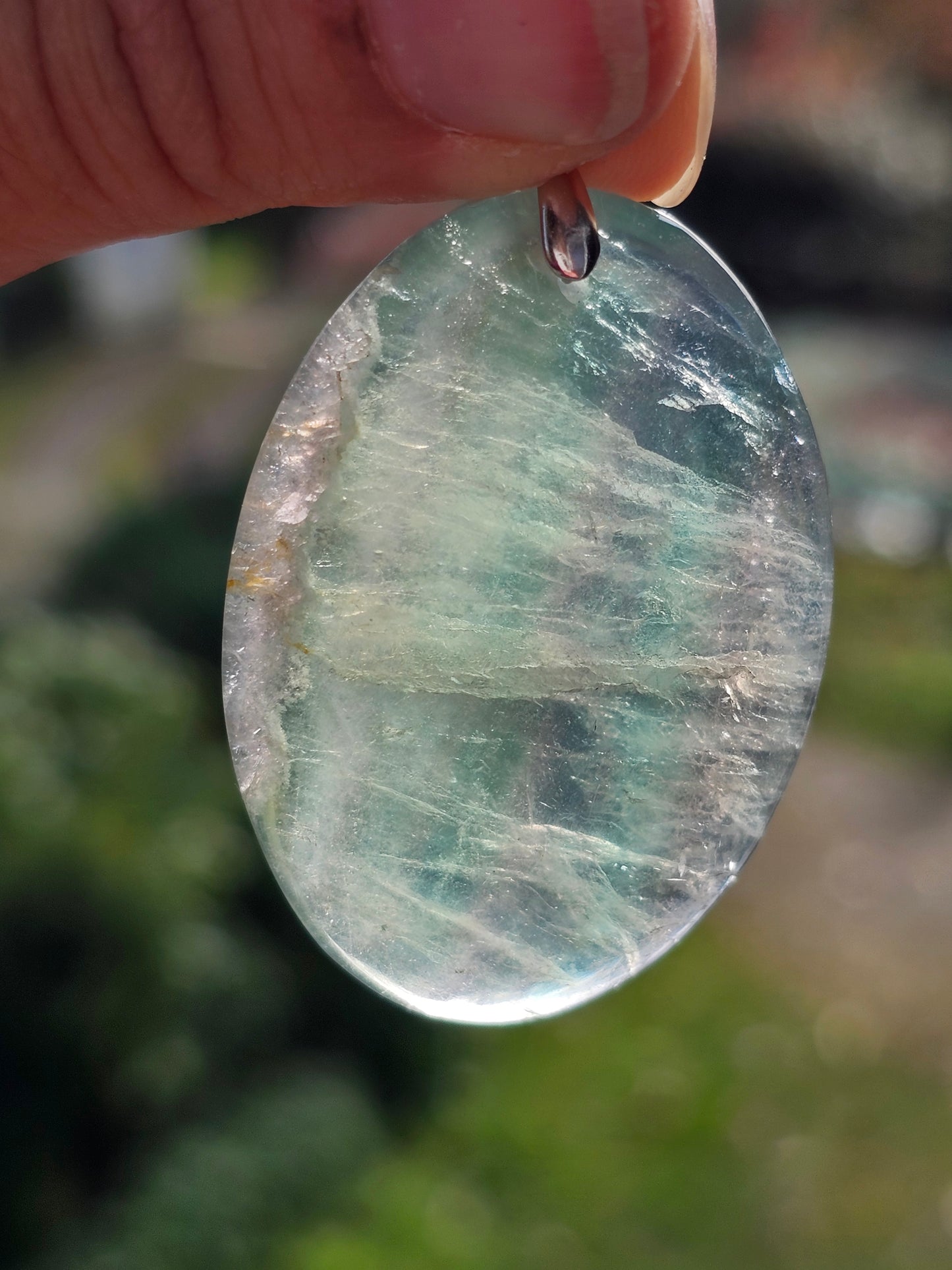 Pendentif en Fluorite verte O