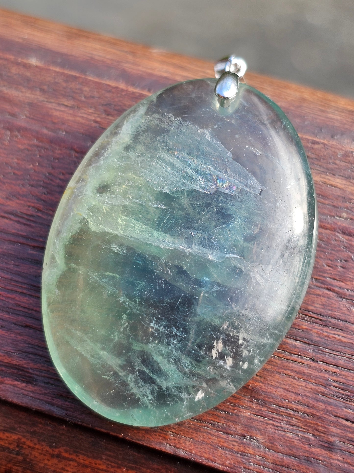 Pendentif en Fluorite verte O