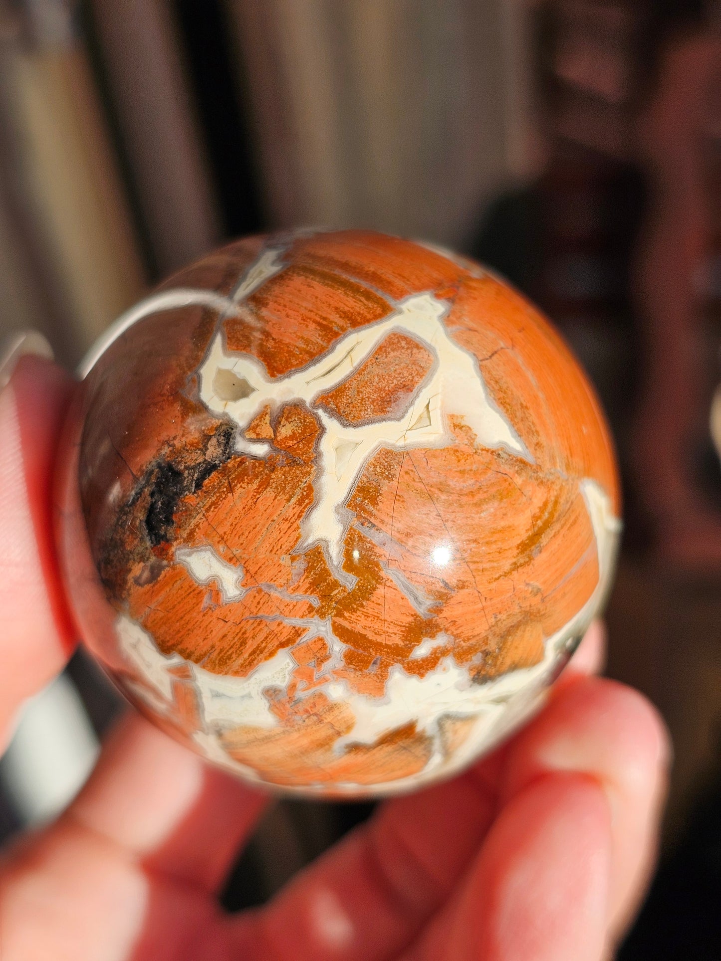 Sphère de Jaspe Breschia A