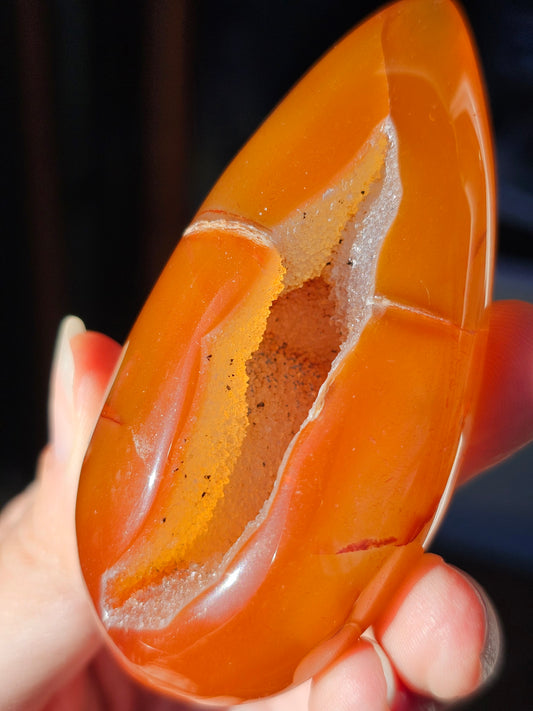 Oeuf en Cornaline cristallisée n°6