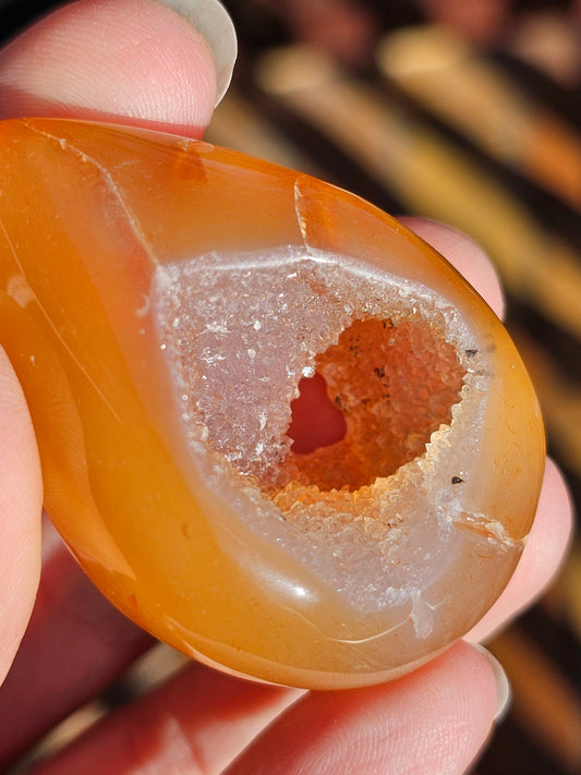 Oeuf en Cornaline cristallisée n°7