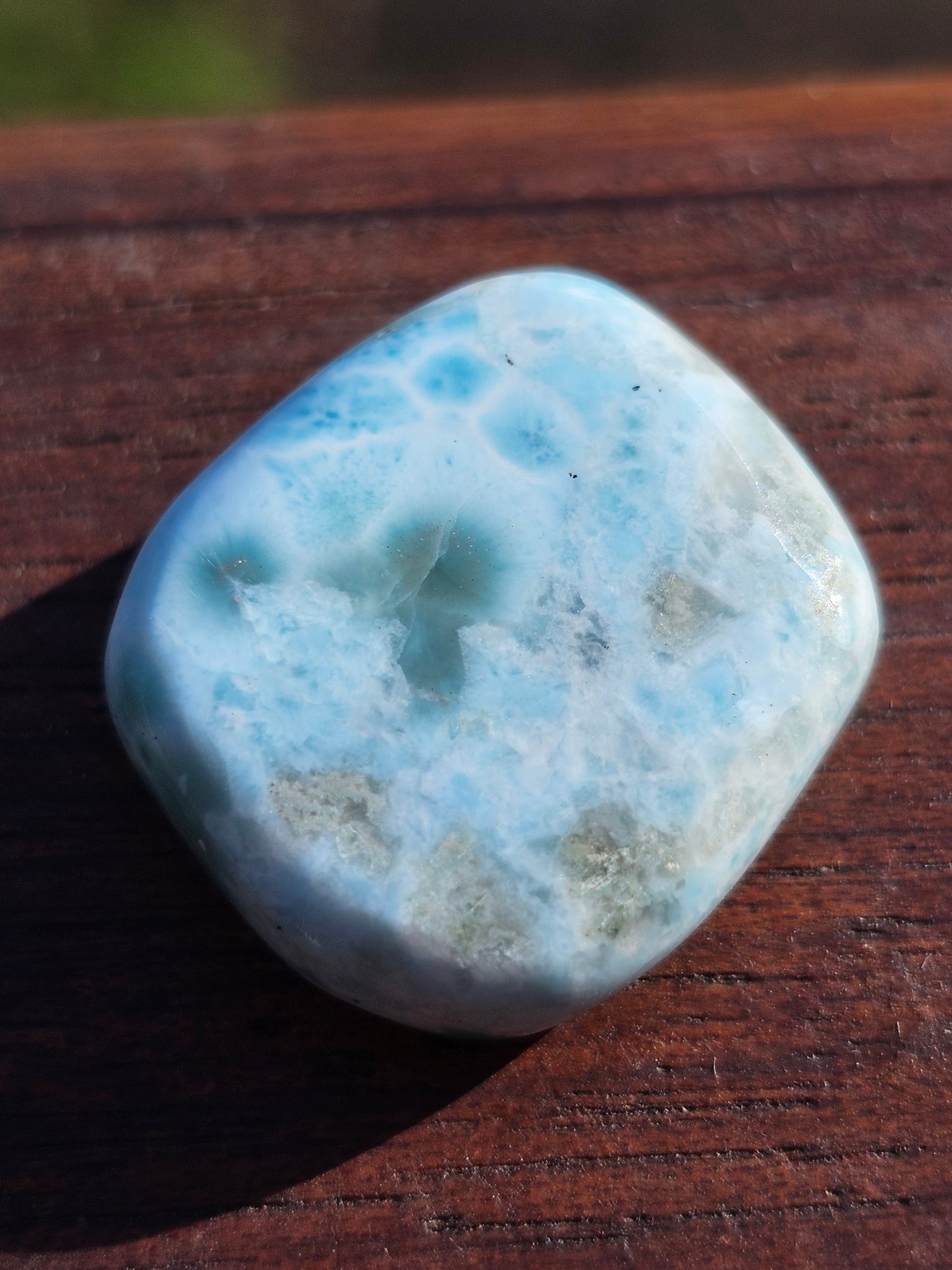Petit galet de Larimar (Pectolite) M