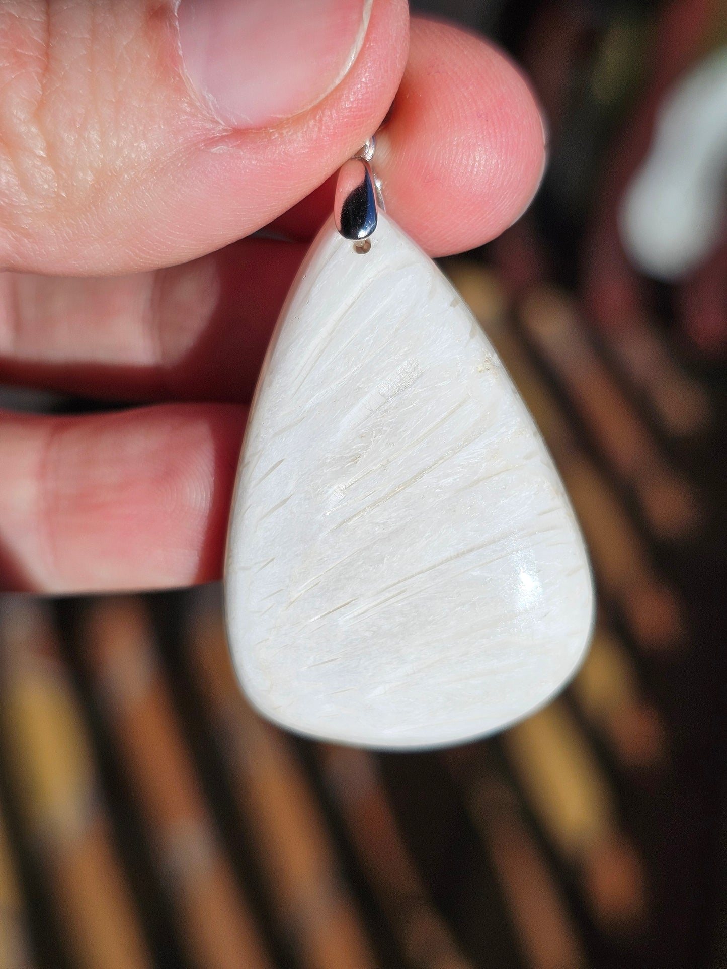 Pendentif en Scolécite n°1