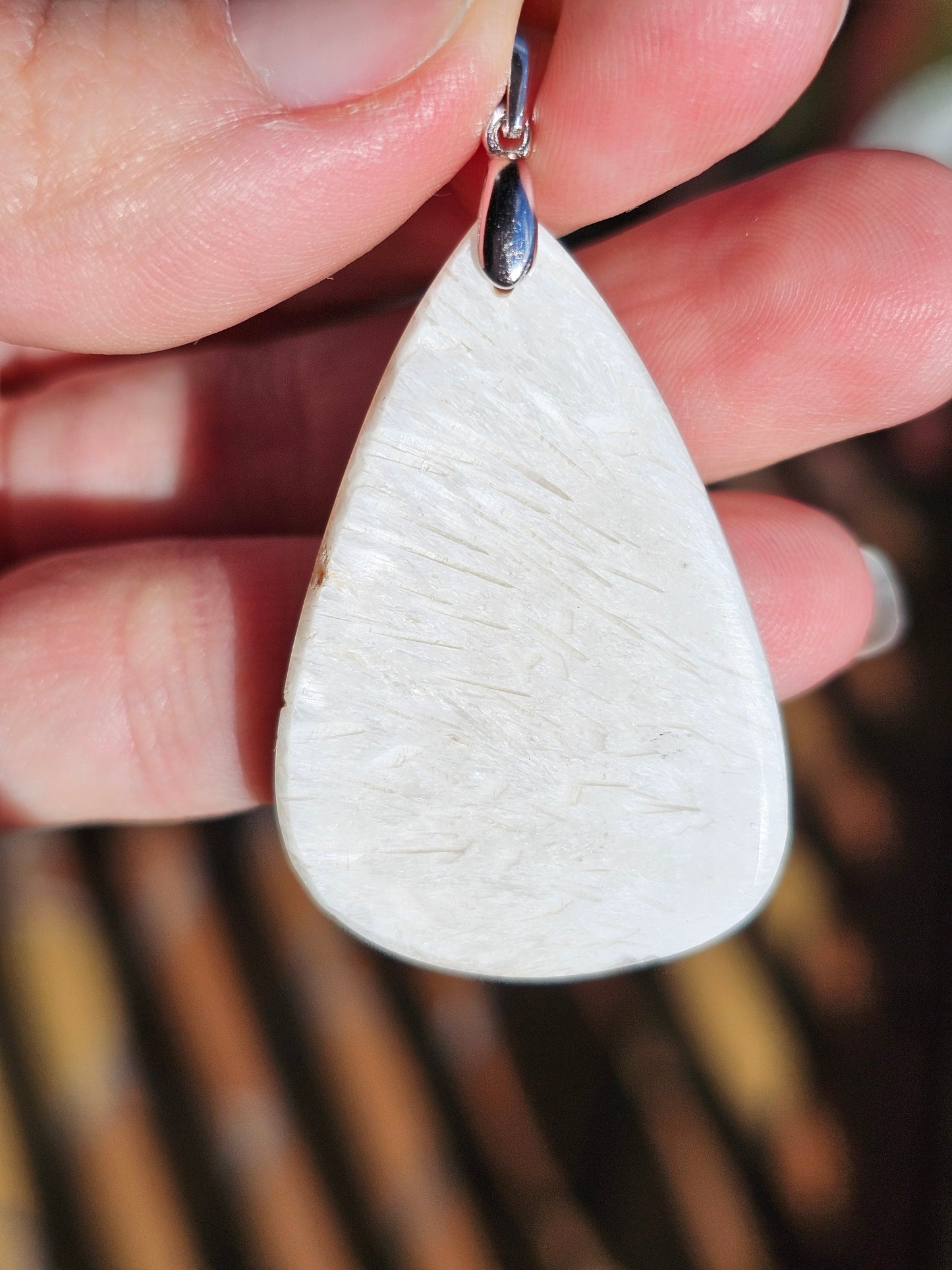 Pendentif en Scolécite n°1