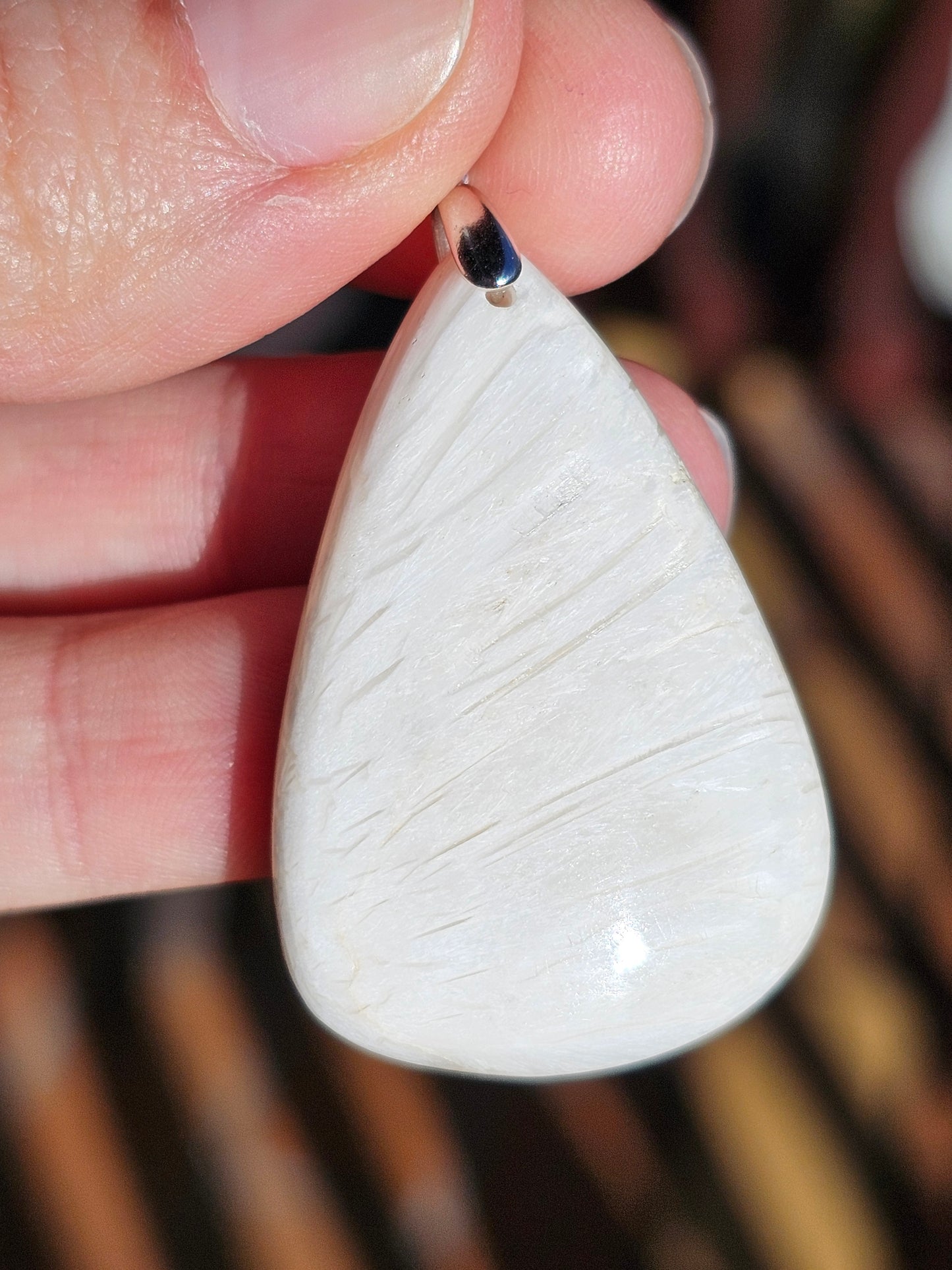 Pendentif en Scolécite n°1