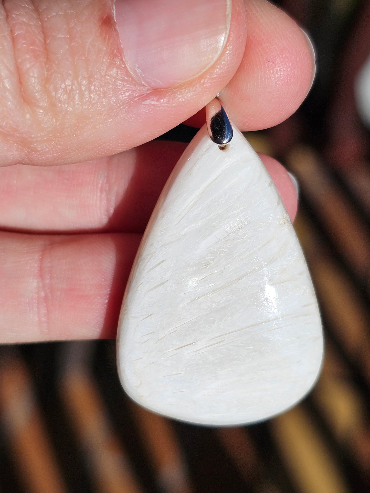 Pendentif en Scolécite n°1
