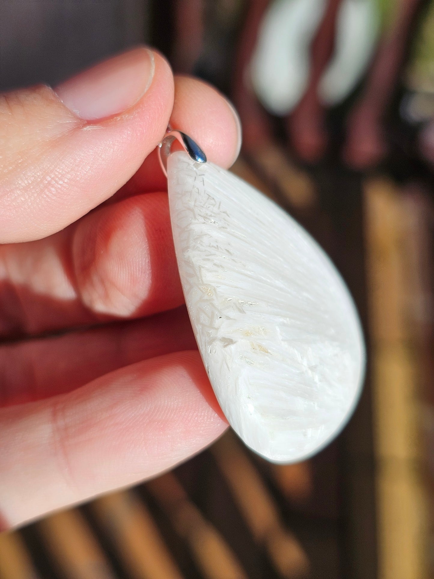 Pendentif en Scolécite n°2